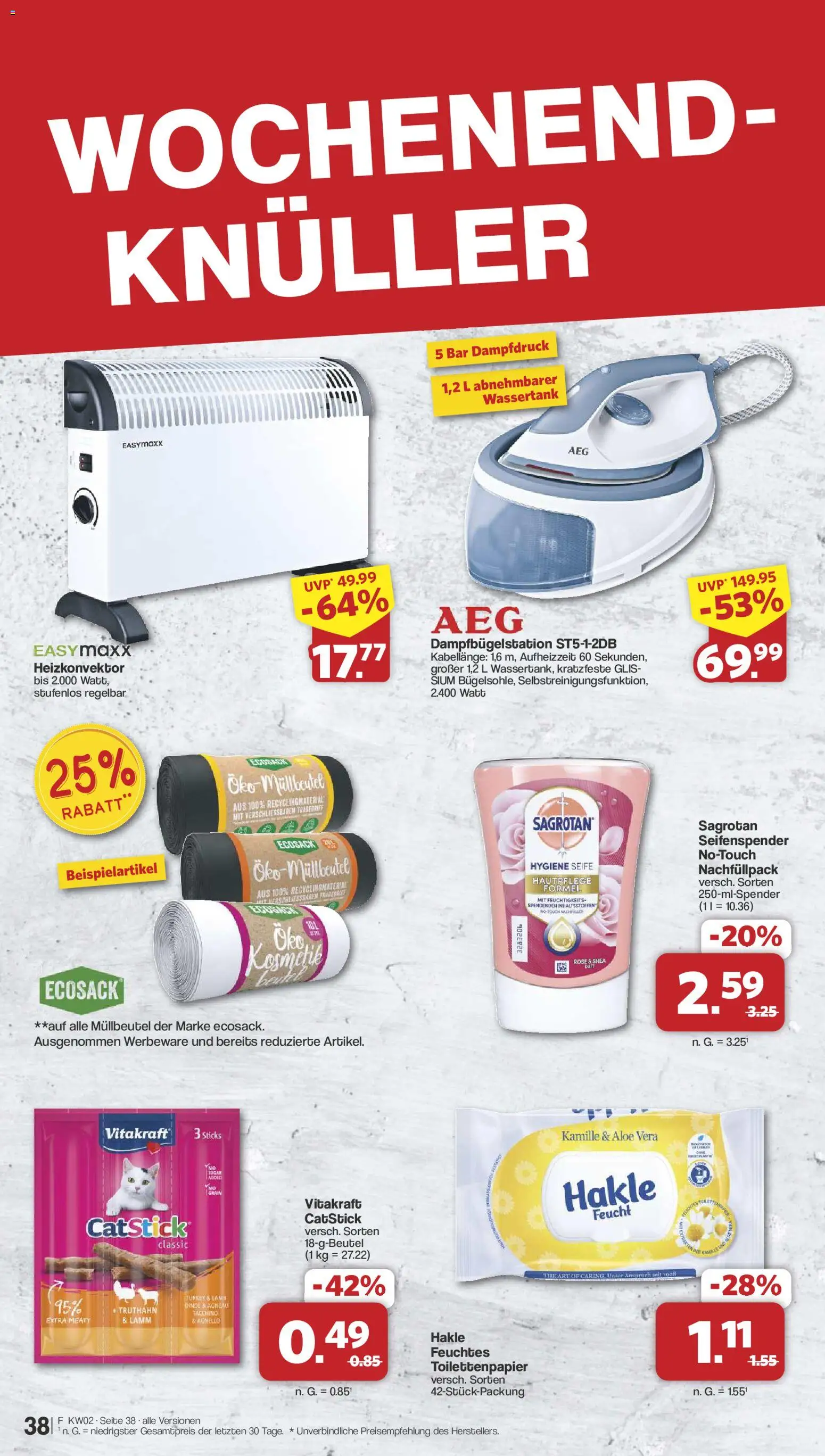 Famila Nordwest Prospekt 	 – gültig ab 05.01.2026 | Seite: 39 | Produkte: Seifenspender, Seife, Toilettenpapier, Feuchtes Toilettenpapier