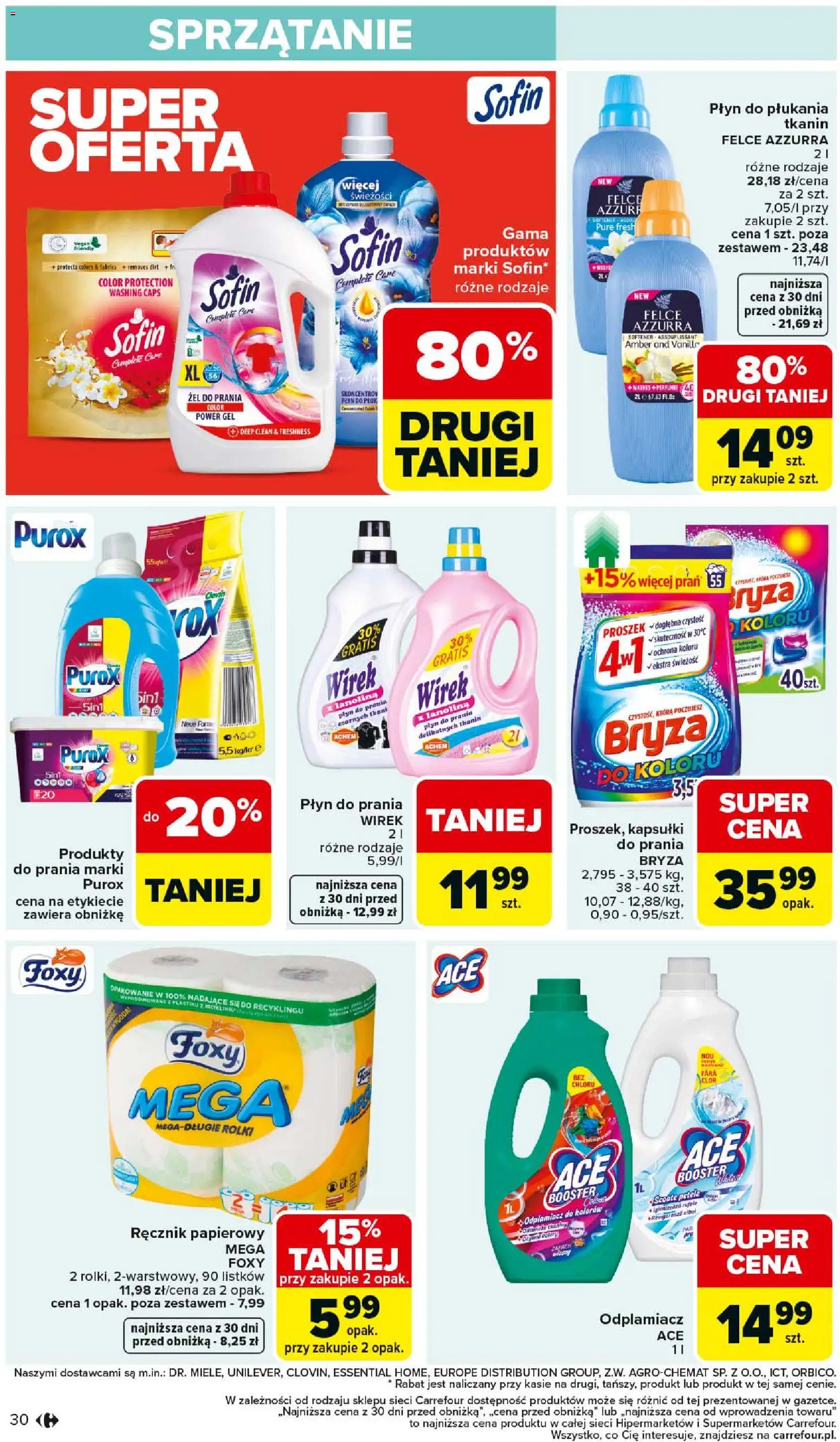 Carrefour Gazetka od 23.02.2026 | Strona: 32 | Produkty: Rolki, Zapach, Odplamiacz, Ręcznik papierowy