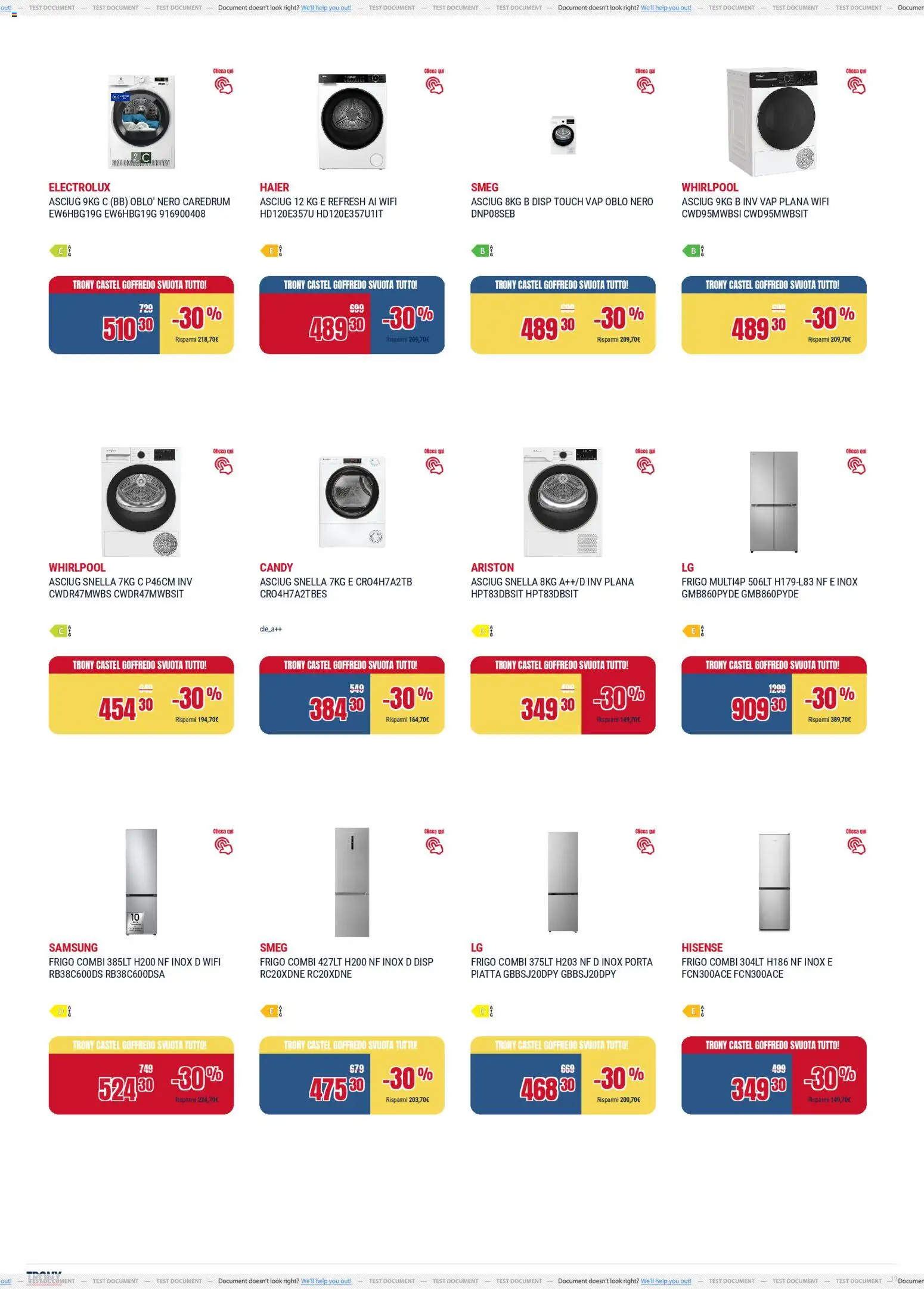 Volantino Trony del 17.04.2026 | Pagina: 10 | Prodotti: Samsung