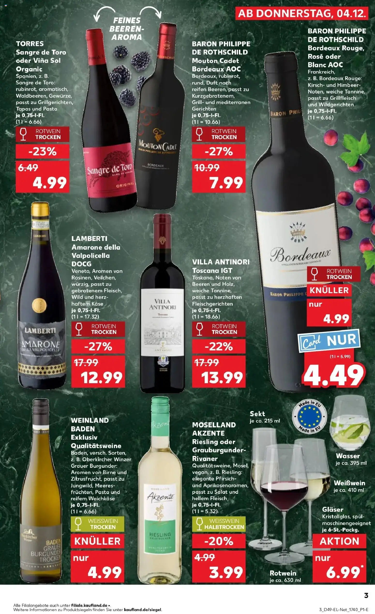 Kaufland prospekt Schönebeck (Elbe)	 – gültig ab 04.12.2025 | Seite: 69 | Produkte: Grill, Rotwein trocken, Rouge, Birne
