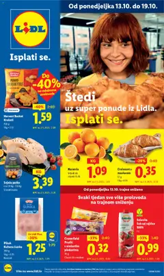 Katalog Lidl - Pregled kataloga iz trgovine Lidl, vrijedi od 13.10.2025