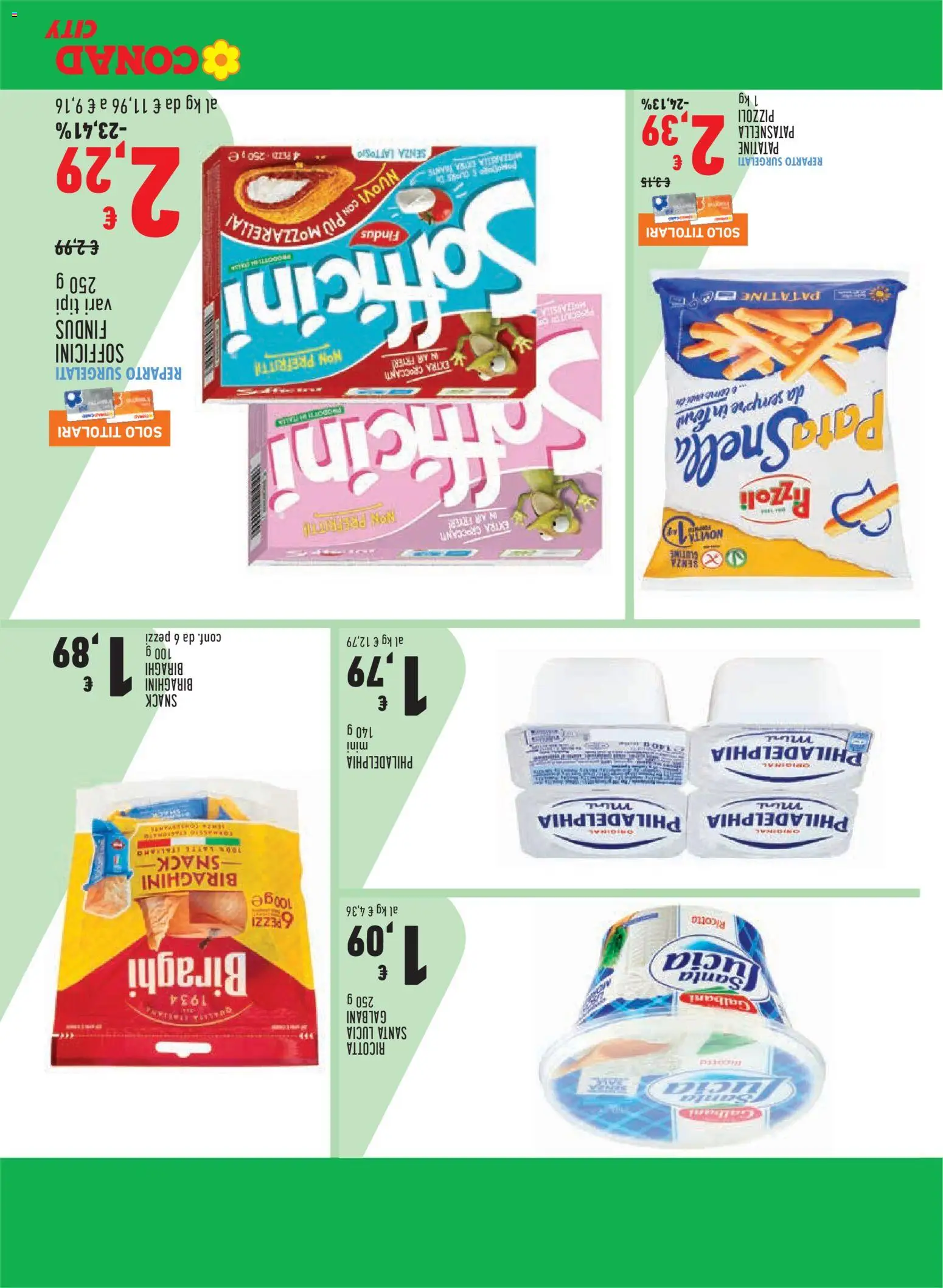 Volantino Conad del 15.01.2026 | Pagina: 22 | Prodotti: Patatine, Mozzarella, Latte, Ricotta