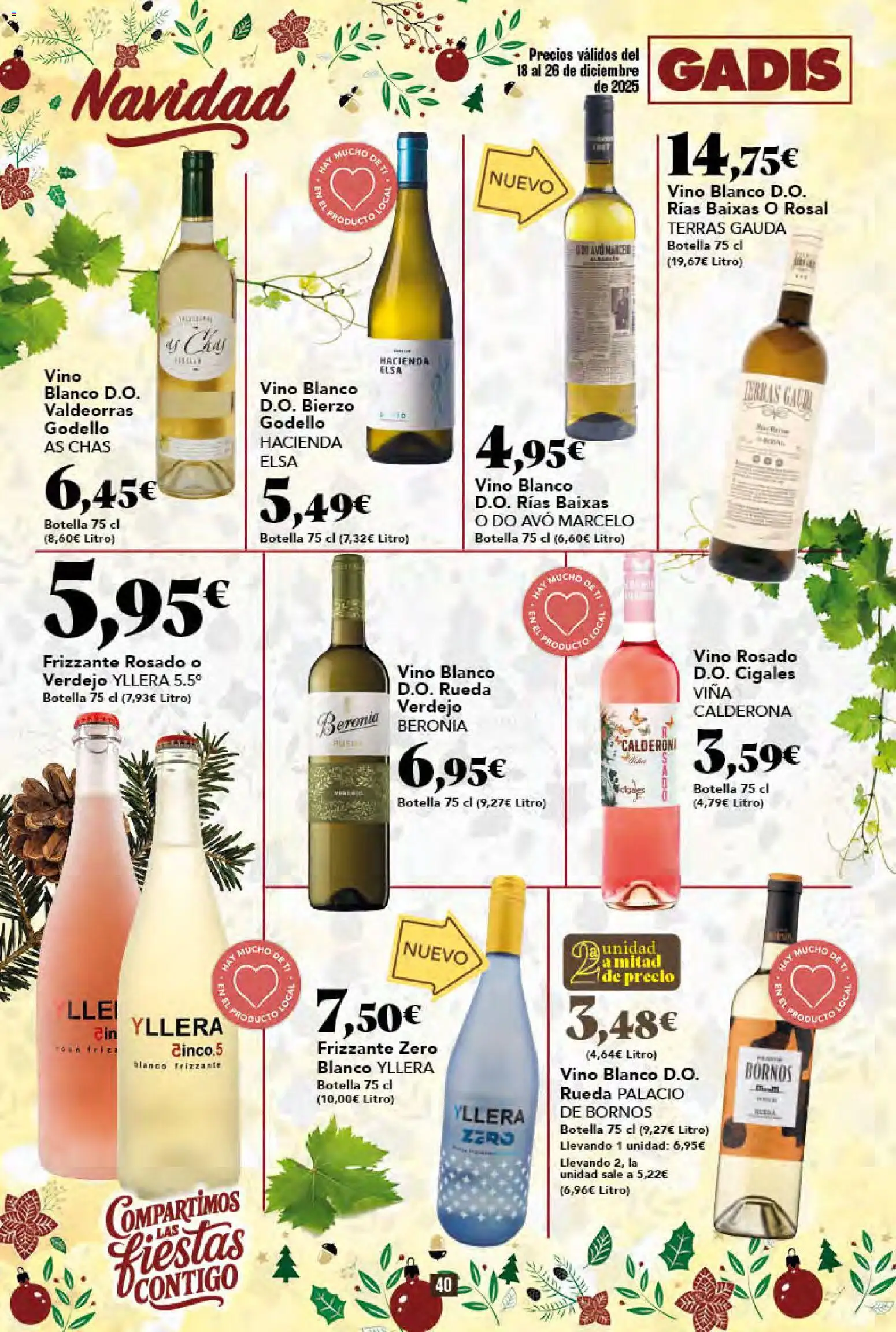 Gadis - folleto │ válido desde el 18.12.2025 | Página: 40 | Productos: Vino rosado, Vino