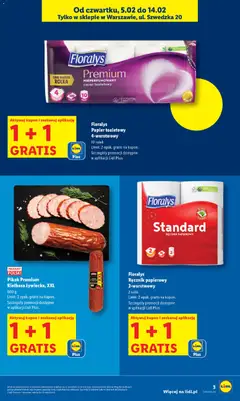 Pogląd oferty "Lidl Gazetka - Wielkie otwarcie w Warszawie" - ważna od 05.02.2026 | Strona: 3