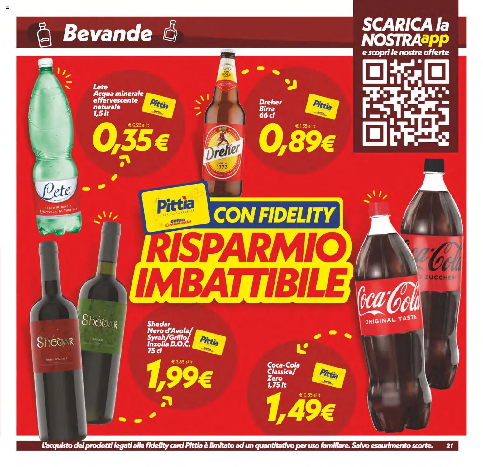 Volantino SuperConveniente del 03.02.2026 | Pagina: 21 | Prodotti: Birra, Acqua, Acqua minerale