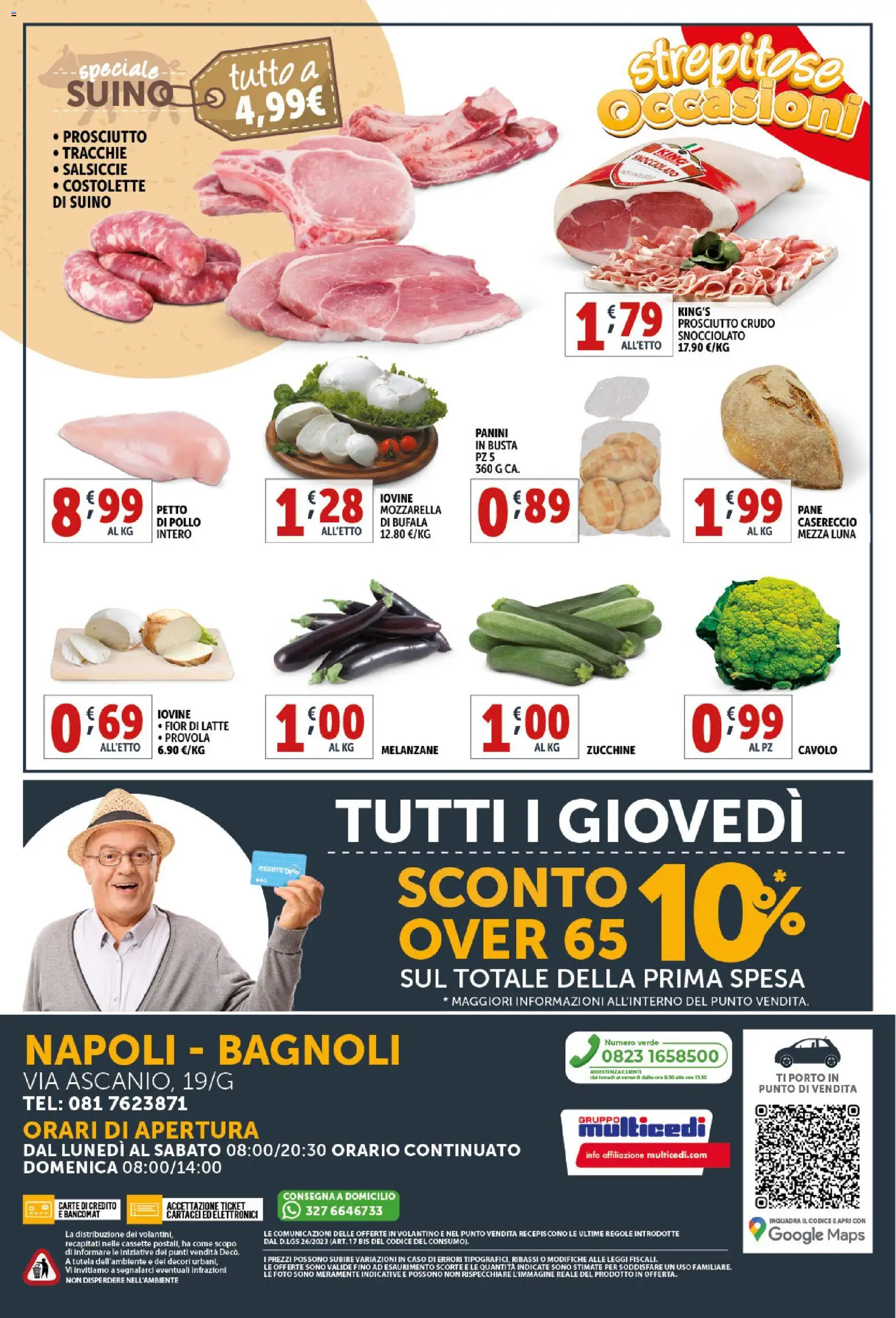 Volantino Decò del 06.12.2025 | Pagina: 28 | Prodotti: Pollo, Mozzarella, Cavolo, Zucchine