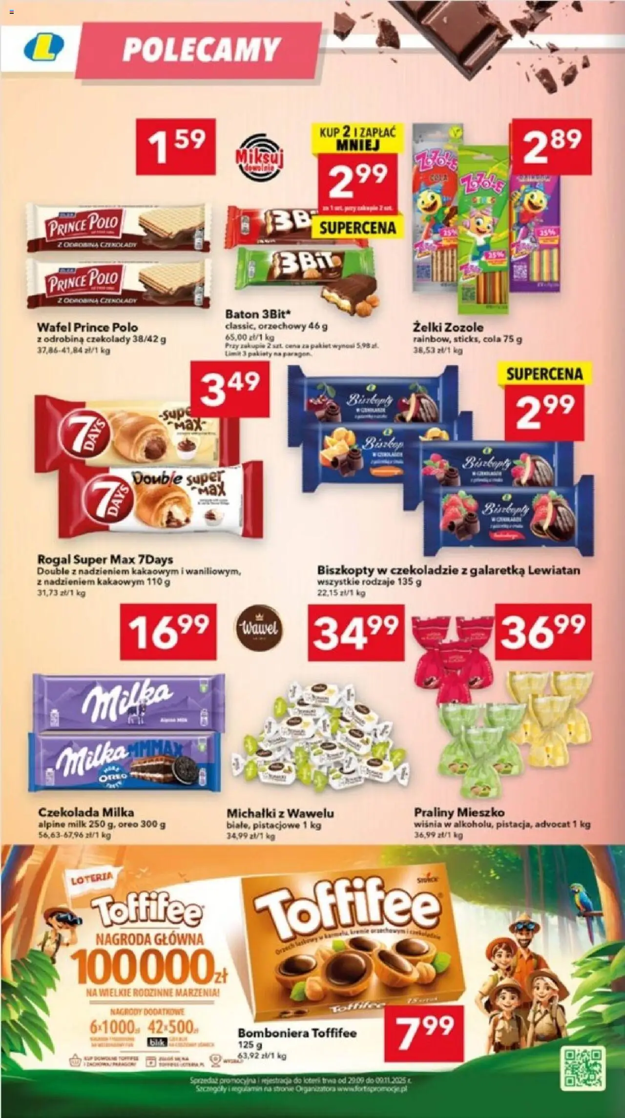 Lewiatan gazetka - Ostrów Wielkopolski od 23.10.2025 | Strona: 10 | Produkty: Praliny, Toffifee, Milka, Czekolada