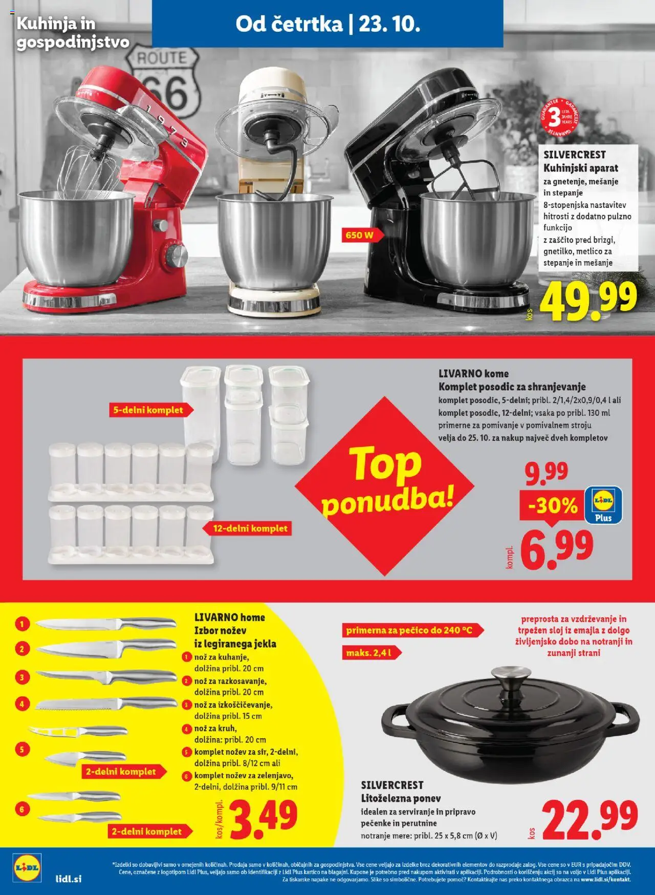 Novi Lidl katalog ponudbe – veljaven od 23.10.2025 | Stran: 38 | Izdelki: Nož, Kuhinja