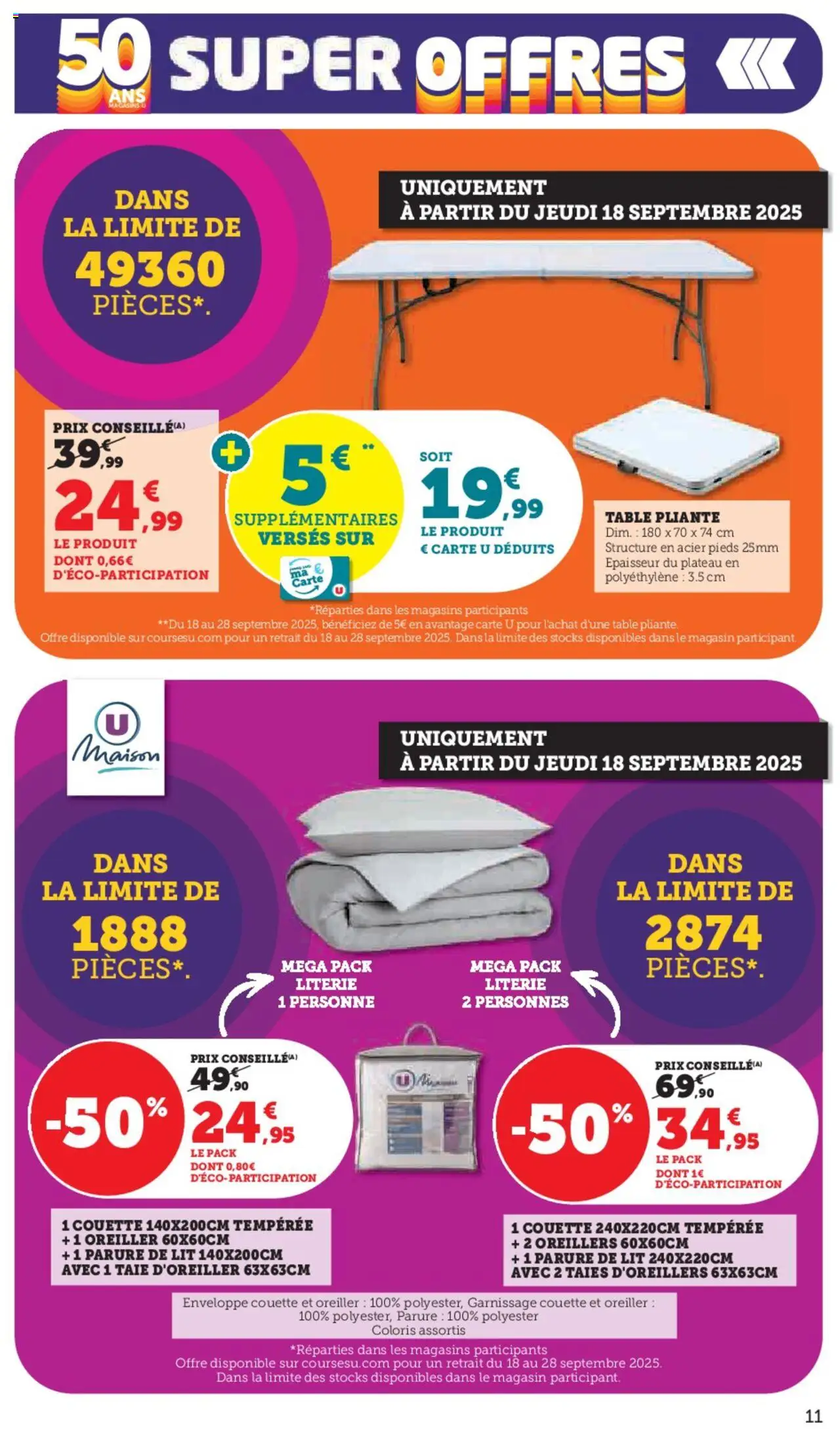  | Page: 11 | Produits: Plateau, Lit, Table, Literie