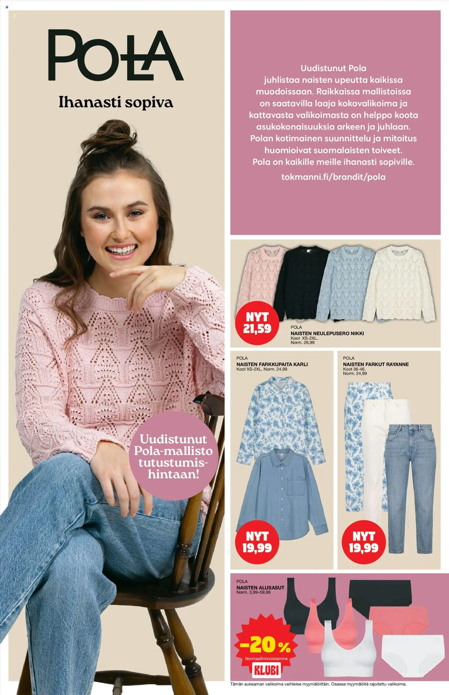 Tokmanni tarjoukset – voimassa 09.03.2026 alkaen | Sivu: 2 | Tuotteet: Farkut