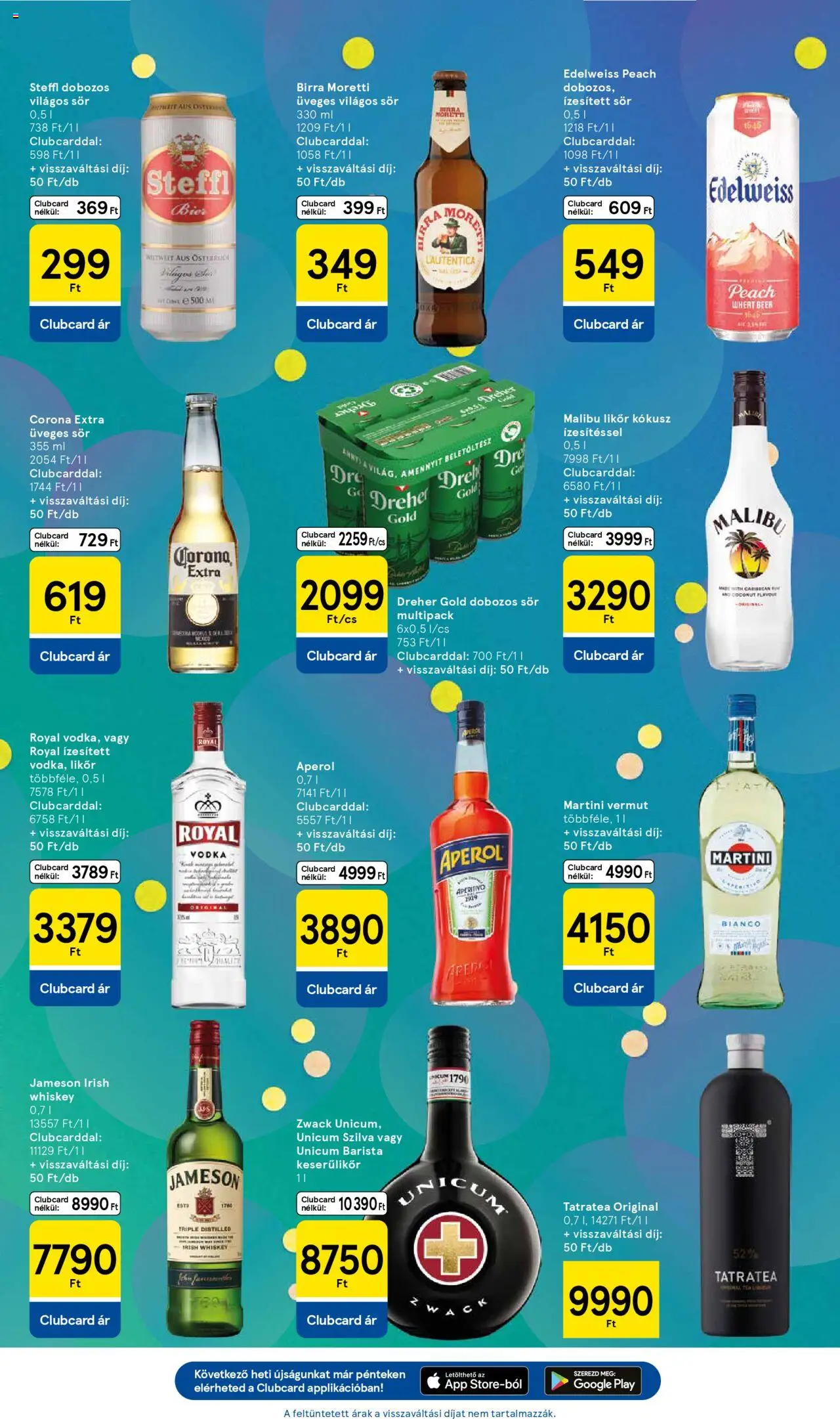 Tesco akciós ujság - amely érvényes a következő dátumtól: 07.08.2025 | Oldal: 7 | Termékek: Aperol, Jameson, Sör, Likőr