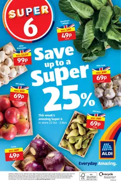 Preview of Aldi - Weekly offers UK Specialbuys valid from 23.10.2025 | Page: 30 | Products: Garlic, Apples, Mushrooms