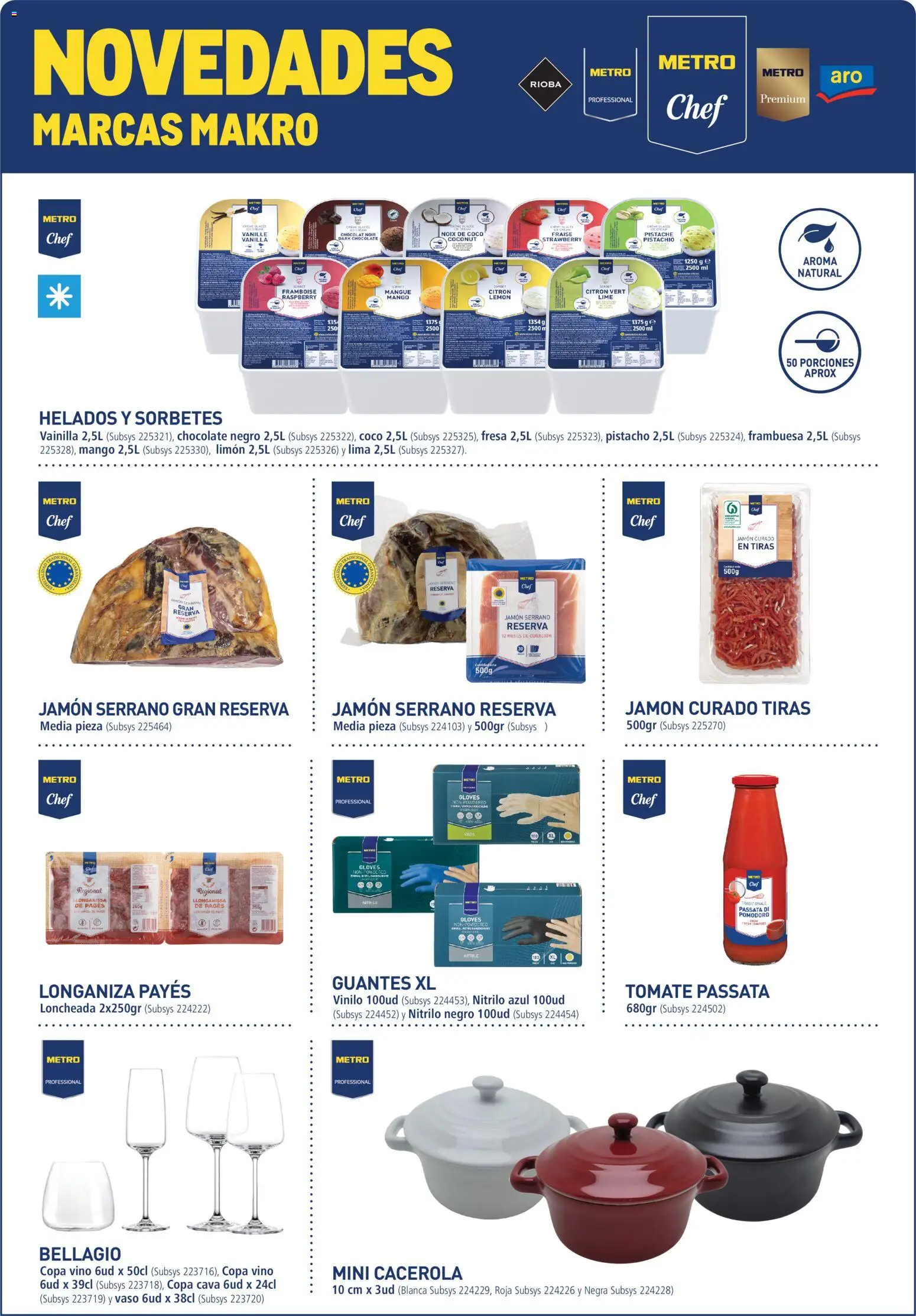 Makro catálogo │ válido desde el 07.04.2026 | Página: 1 | Productos: Jamón serrano, Chocolate, Jamón, Ρούτερ