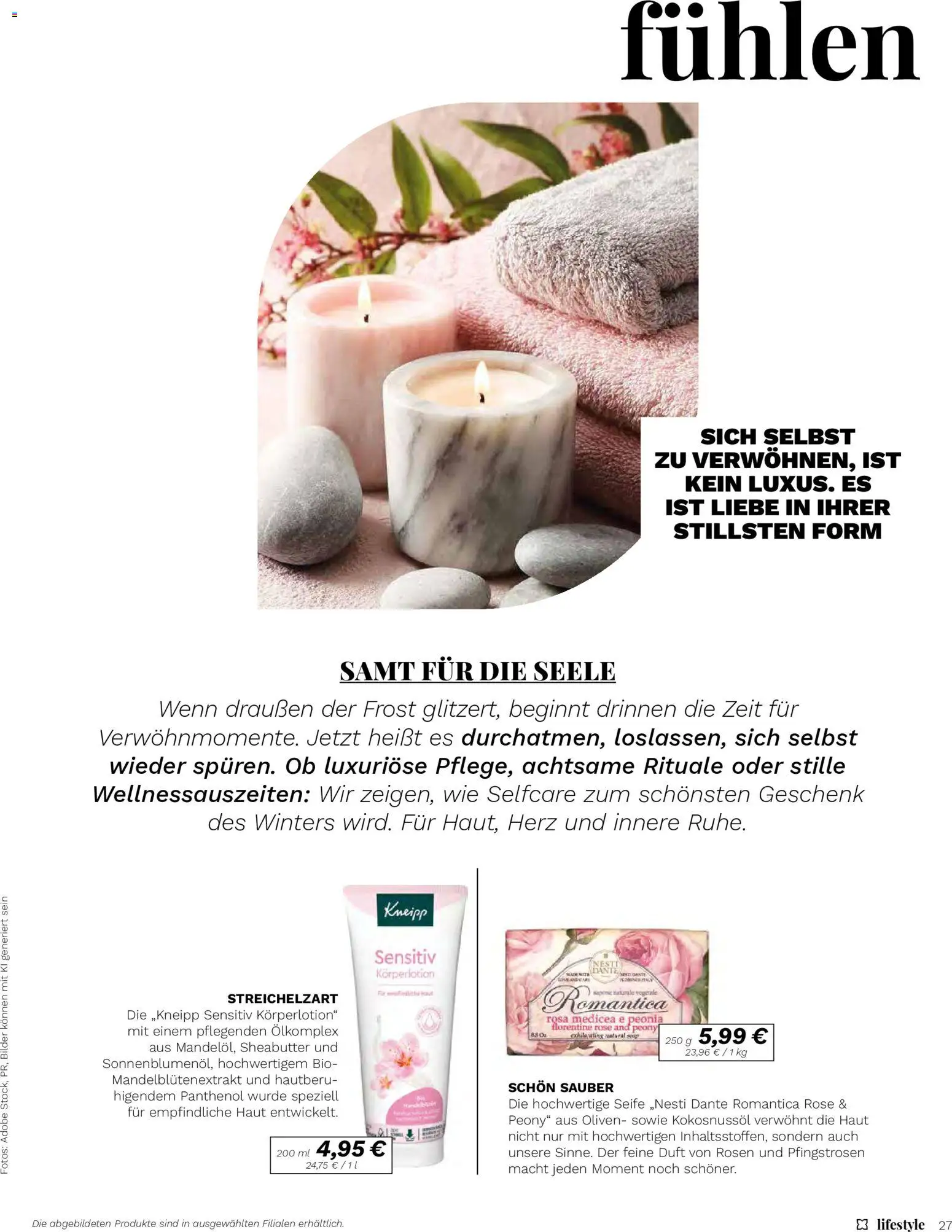 Müller Lifestyle – gültig ab 14.11.2025 | Seite: 27 | Produkte: Duft, Seife, Bilder, Körperlotion