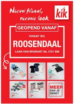 KiK - Geopend folder Roosendaal - Voorbeeld van een folder van KiK, geldig van 04.09.2025