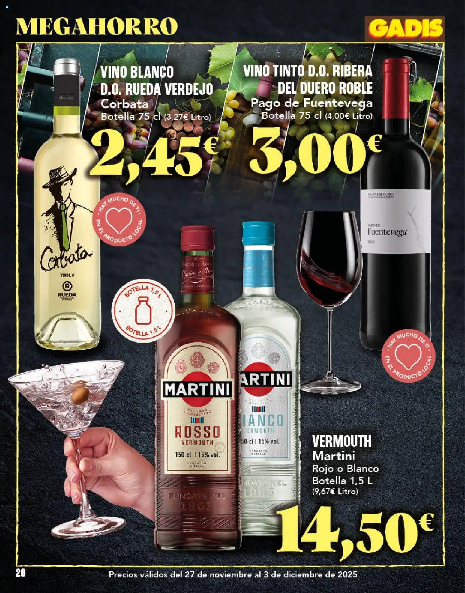 Gadis - folleto │ válido desde el 27.11.2025 | Página: 20 | Productos: Vino