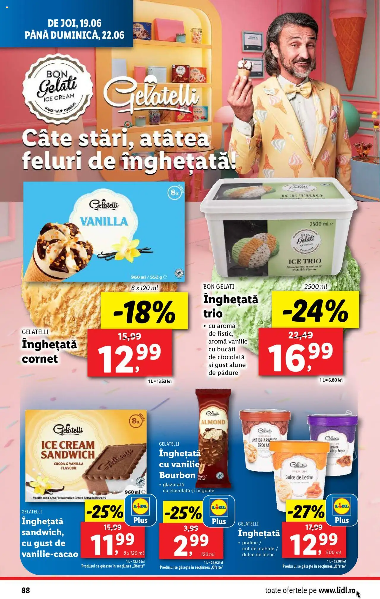 Catalog Lidl – valabil de la 16.06.2025 | Pagină: 88 | Produse: Arahide, Alune, Ciocolată, Bourbon