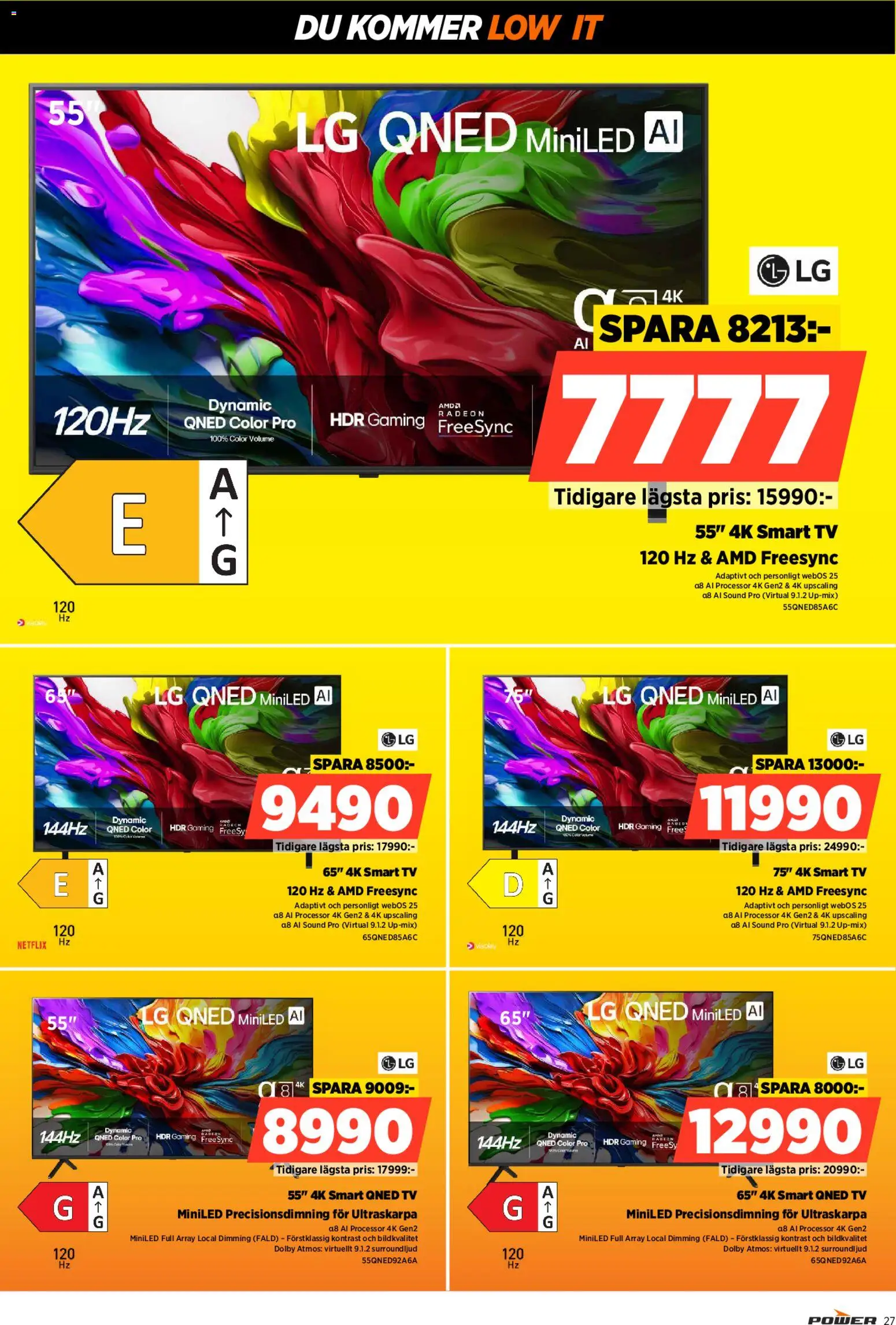 Power reklamblad aktuell från 05.01.2026 | Sida: 27 | Produkter: Smart tv, Tv
