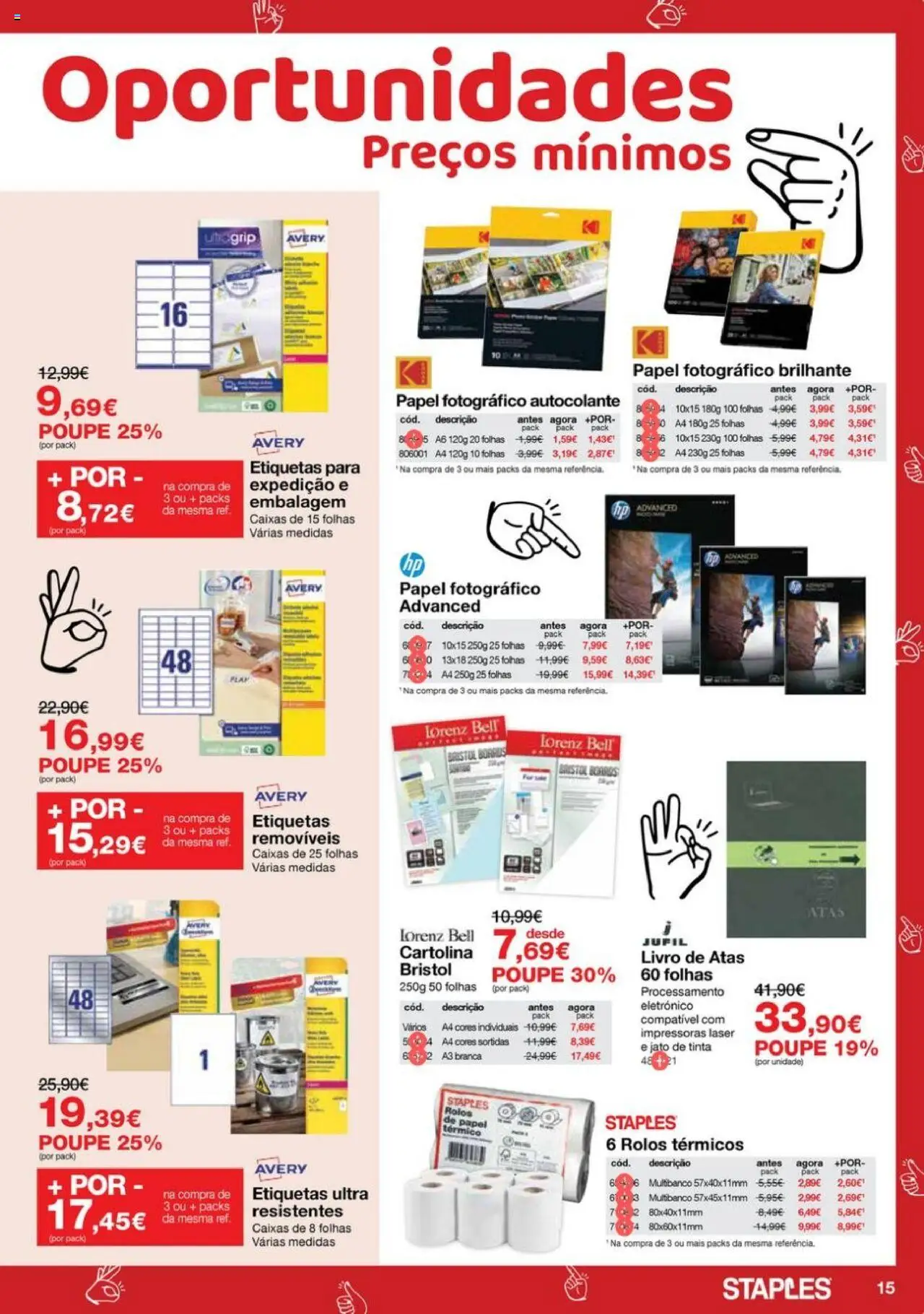 Staples Festa da Impressão e Equipamento │ válido de 09.10.2025 | Página: 15 | Produtos: Tinta