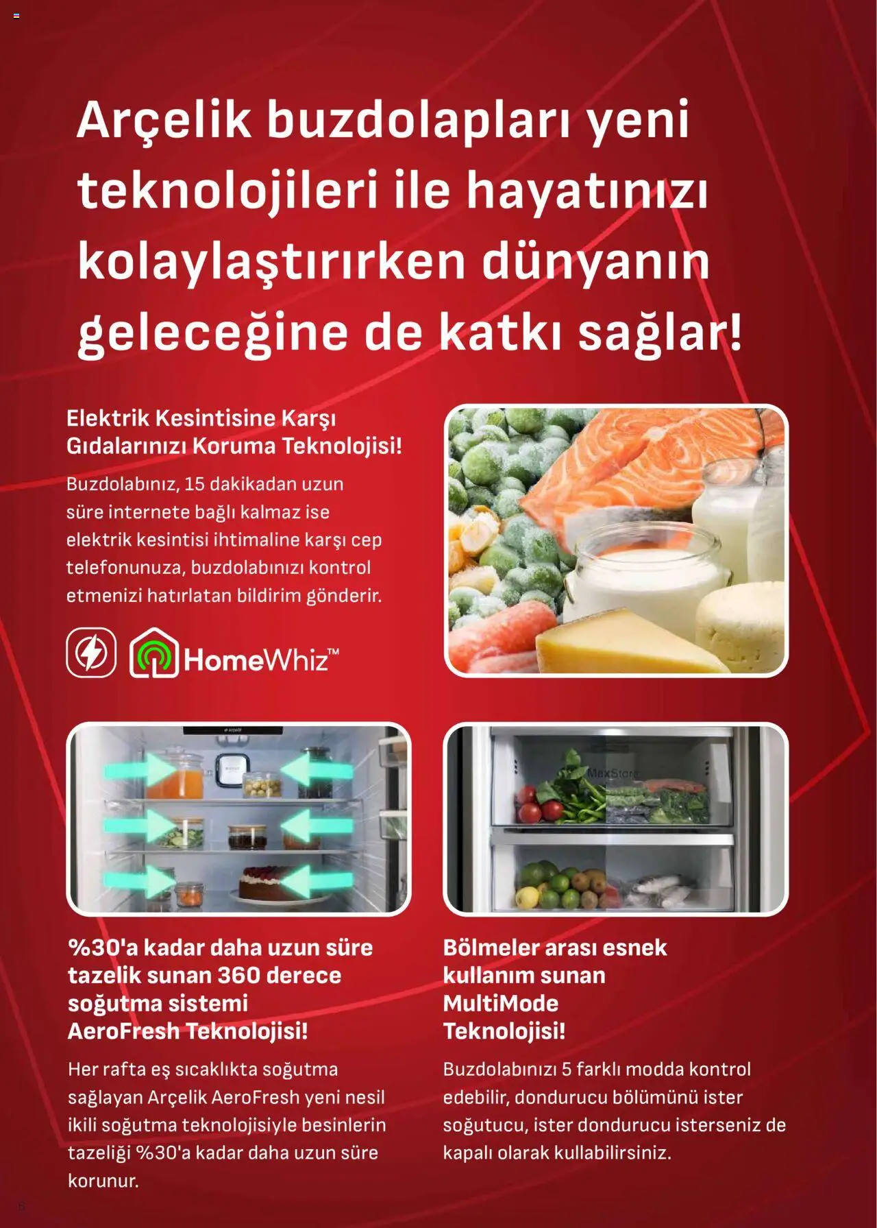 Arçelik Katalog - 01.10.2025 tarihinden itibaren geçerlidir | Sayfa: 6 | Ürünler: Dondurucu