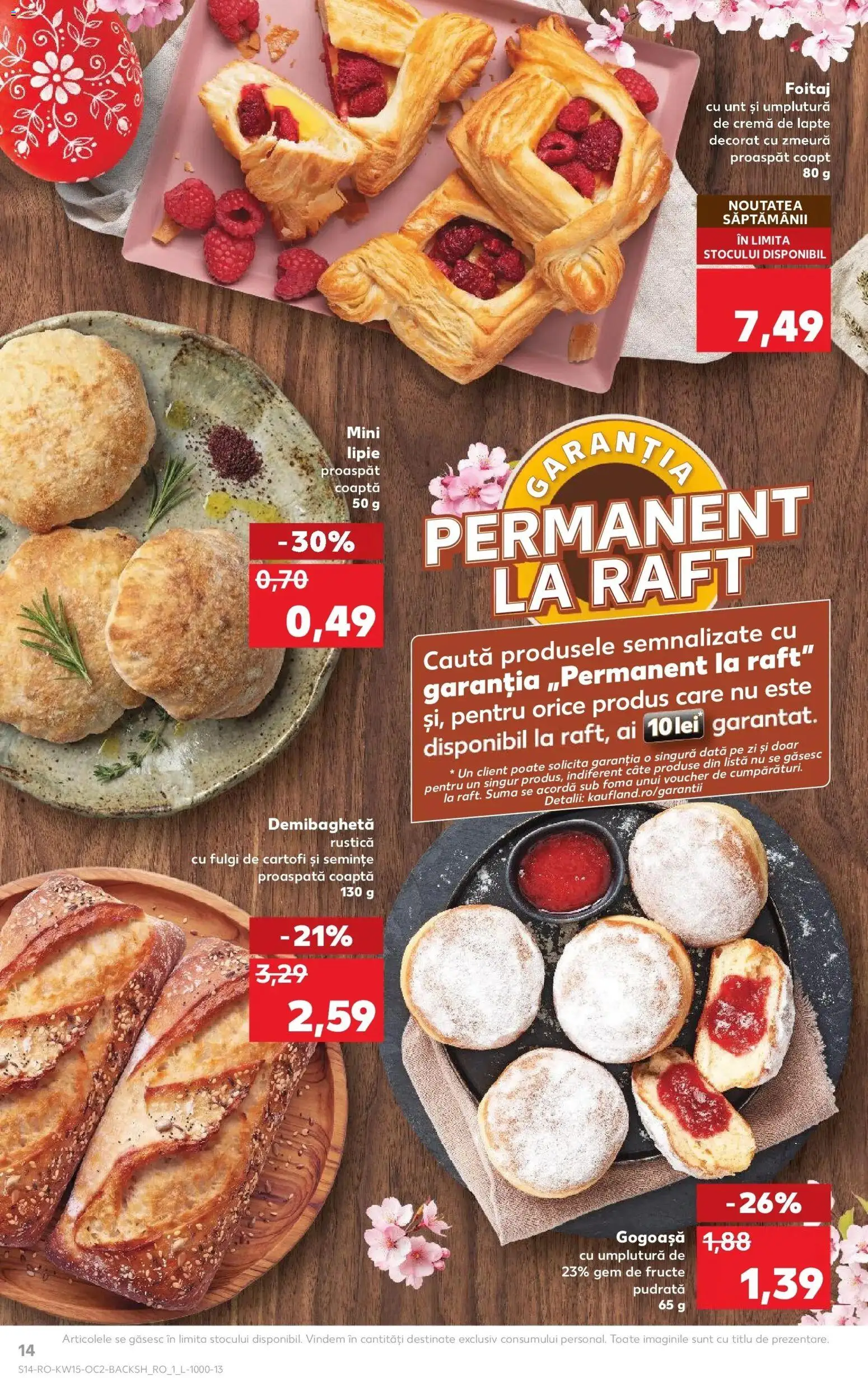 Noul catalog Kaufland – valabil de la 08.04.2026 | Pagină: 14 | Produse: Lapte, Unt, Cremă, Fulgi