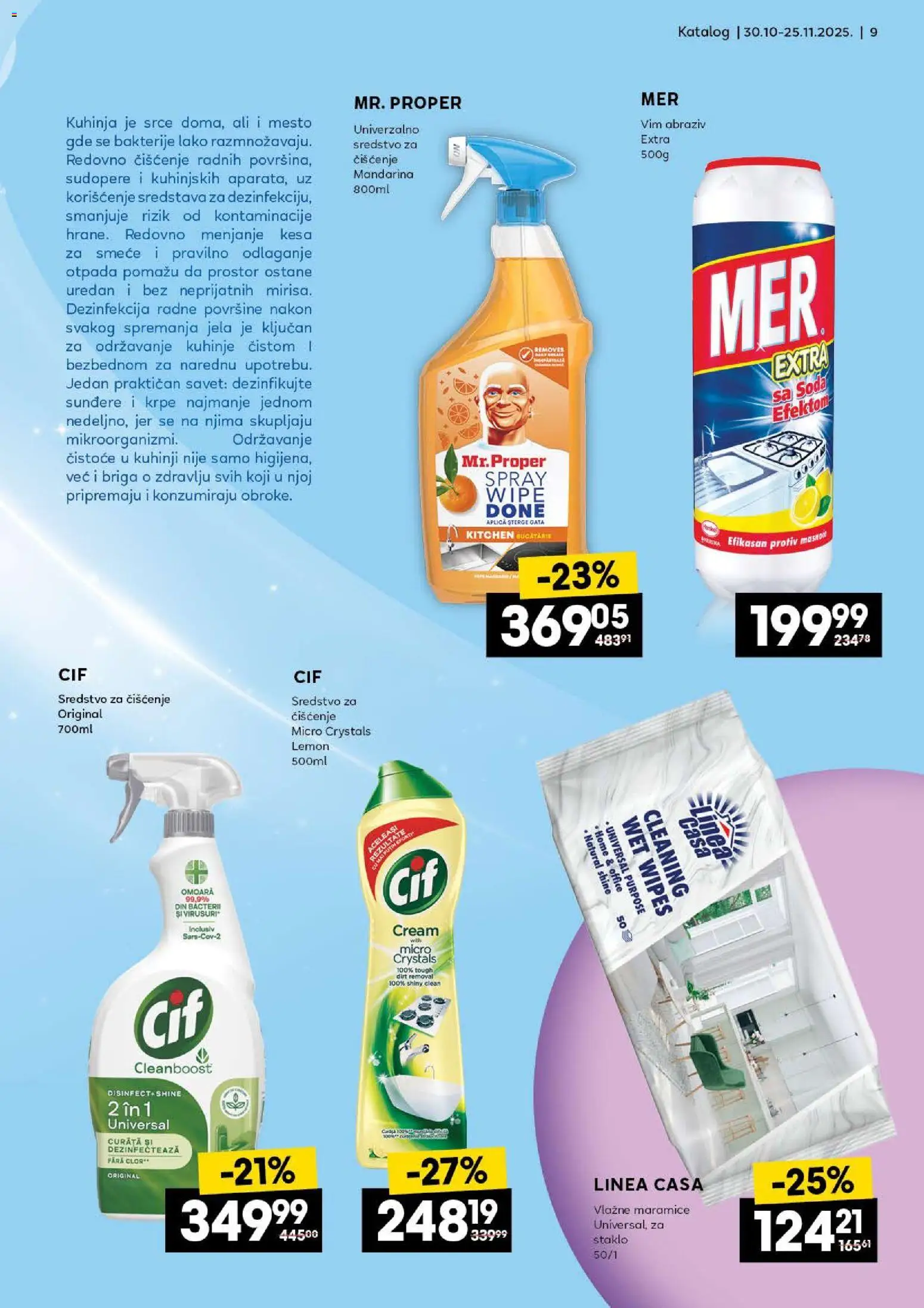 Roda katalog - važi od 30.10.2025 | Strana: 9 | Proizvode: Mandarina, Kuhinja, Vlažne maramice