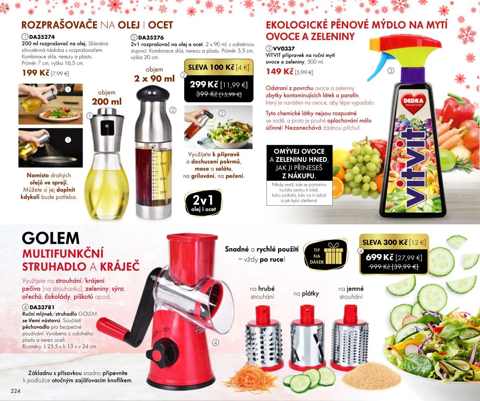 Nové Dedra akcie – leták je platný od 01.11.2025 | Strana: 124 | Produkty: Strúhadlo, Olej, Mydlo