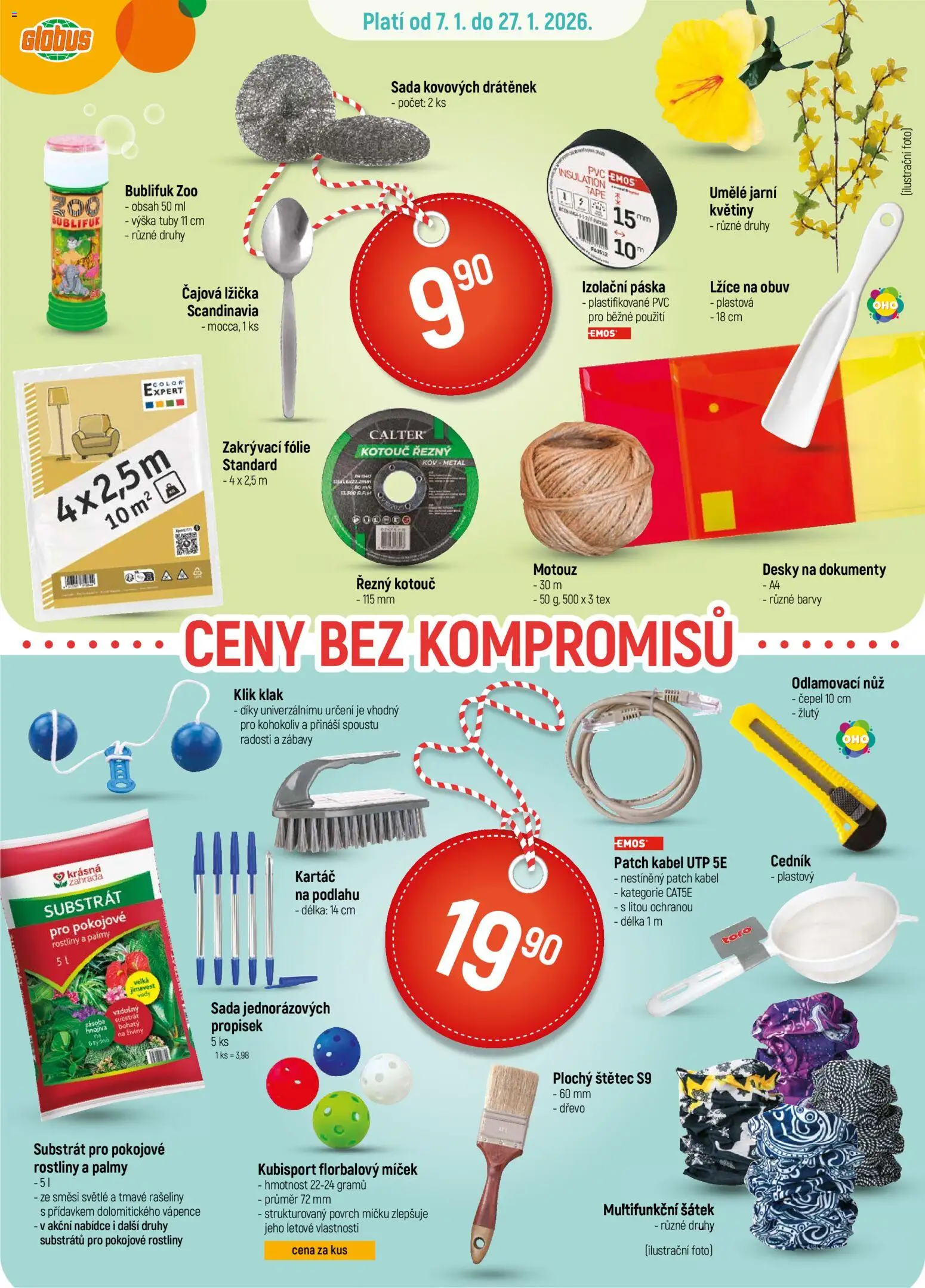 Globus leták - Havířov od 07.01.2026 | Strana: 11 | Produkty: Fólie, Šátek, Lžička, Bublifuk