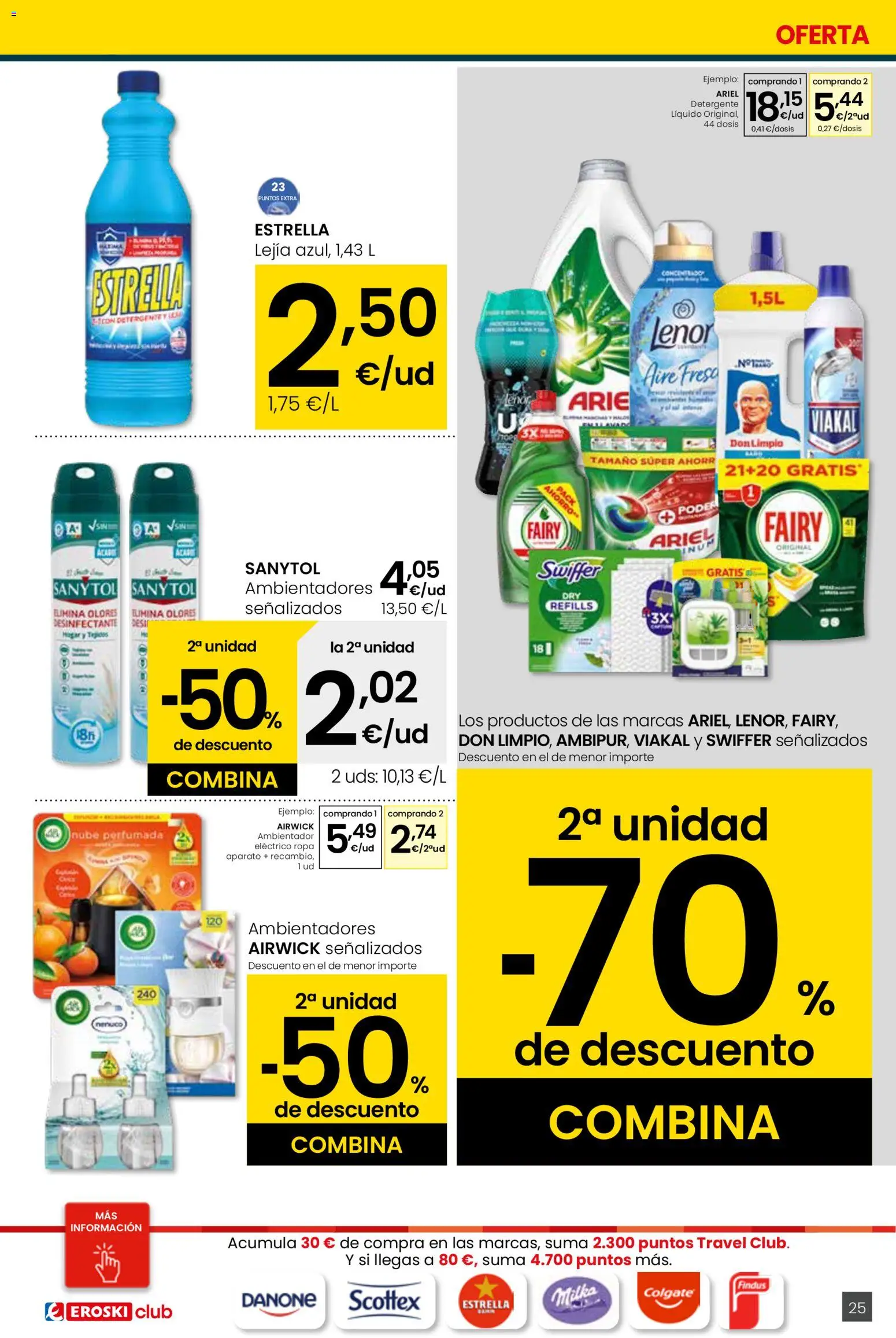 Eroski - Viste tu cesta de primavera Center │ válido desde el 26.02.2026 | Página: 25 | Productos: Detergente, Ropa