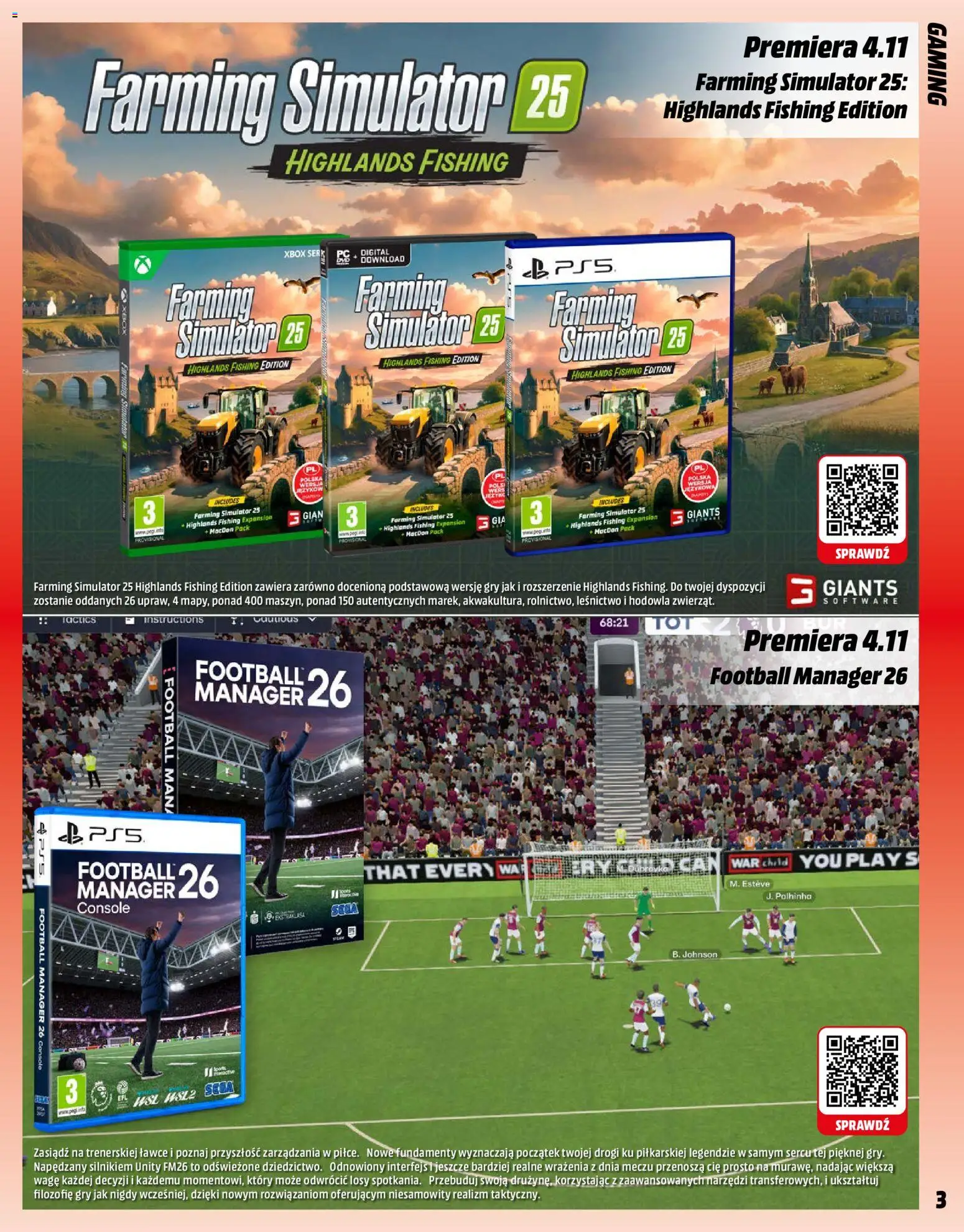 Media Markt promocje od 01.11.2025 | Strona: 3 | Produkty: Xbox, Gry