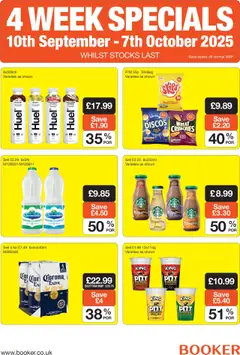 Preview of Booker Wholesale - National Promotions valid from 10.09.2025