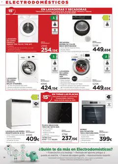 Vista previa Hipercor catálogo válido desde el 12.03.2026 | Página: 38 | Productos: Té, Secadora, Horno, Lavavajillas