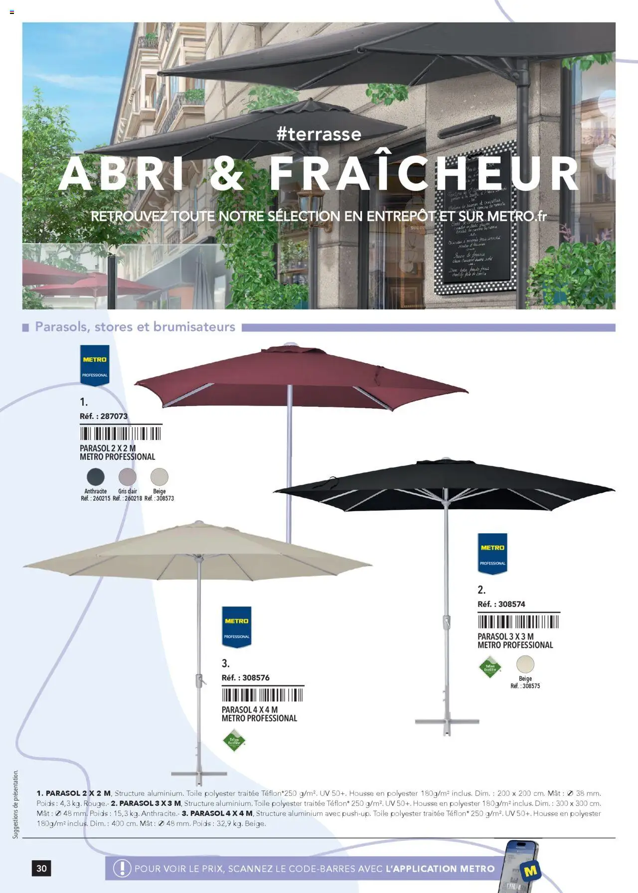  | Page: 30 | Produits: Poids, Pois, Parasol