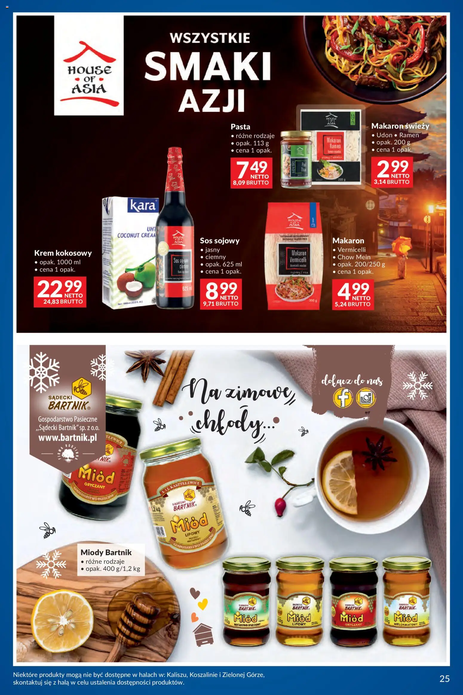 Makro Gazetka - Na wiosnę od 03.03.2026 | Strona: 25 | Produkty: Miód, Makaron vermicelli, Miód gryczany, Krem