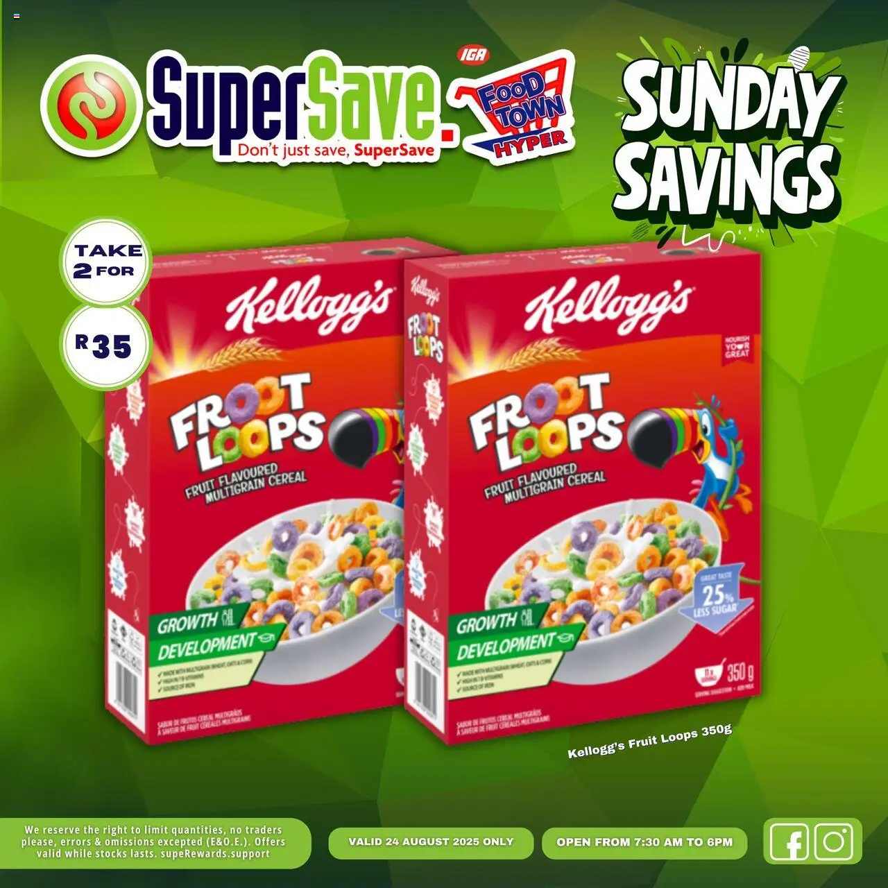 Super Save Sunday Deals │ valid from 24.08.2025 | Page: 12 | Products: Fruit