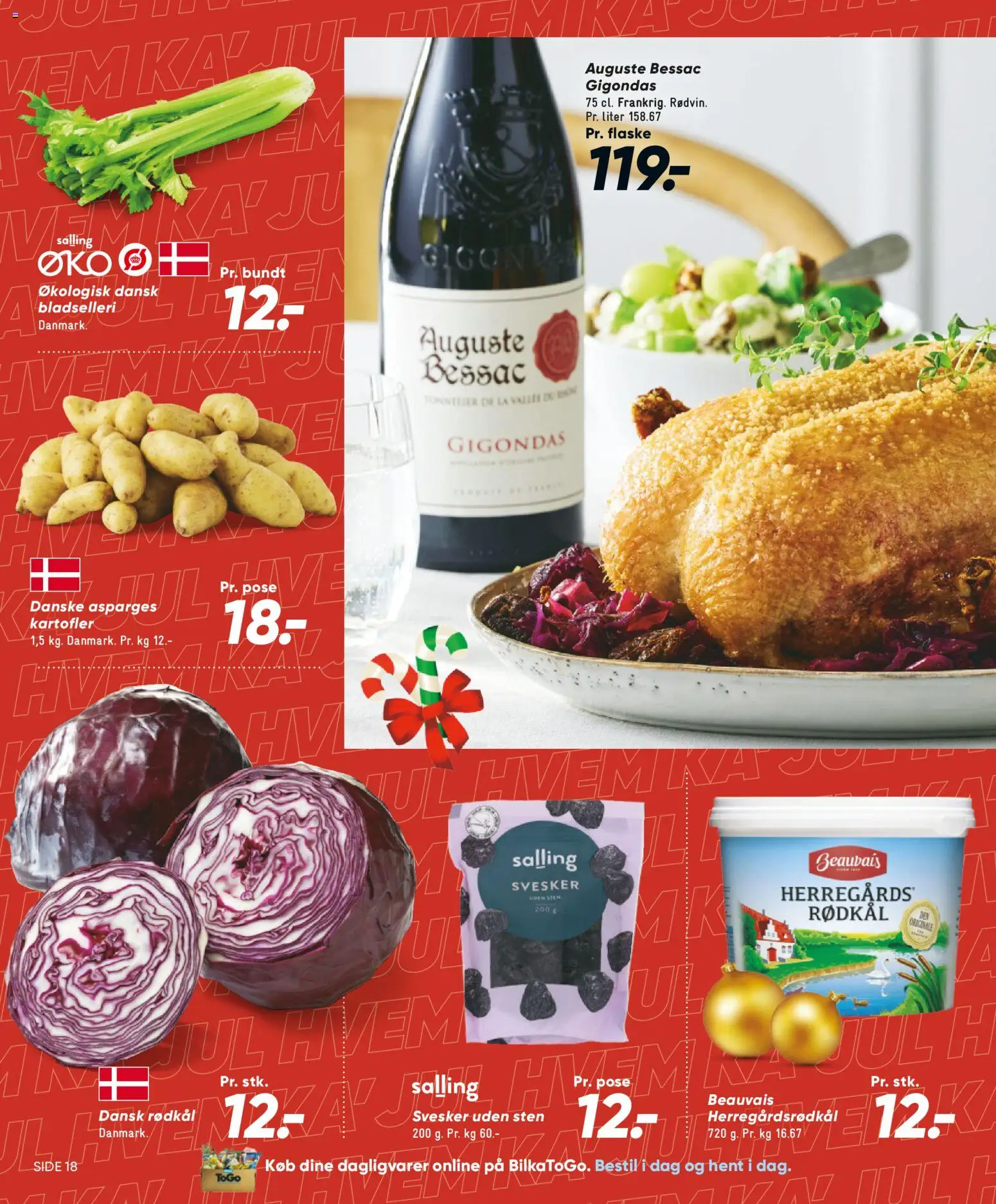 Bilka tilbudsavis – gyldig fra 31.10.2025 | Side: 20 | Produkter: Kartofler, Rødkål, Bladselleri, Asparges