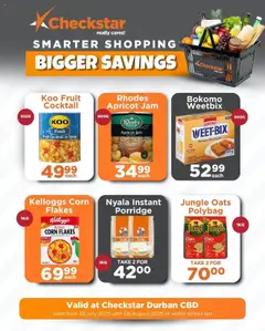 Check Star Durban CBD Specials │ valid from 23.07.2025 | Page: 11 | Products: Corn, Jam, Oats, Fruit