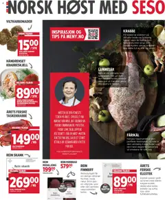 Forhåndsvisning av Meny Norsk Høst gyldig fra 16.10.2025 | Side: 2 | Produkter: Болеро, Poteter, Rips, Finnbiff