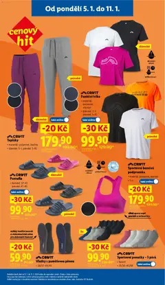 Náhled letáku ACRIVIT Funkční triko, materiál: polyester, elastan, dámské: S-L pánské: S-XL od 05.01.2026 | Strana: 31