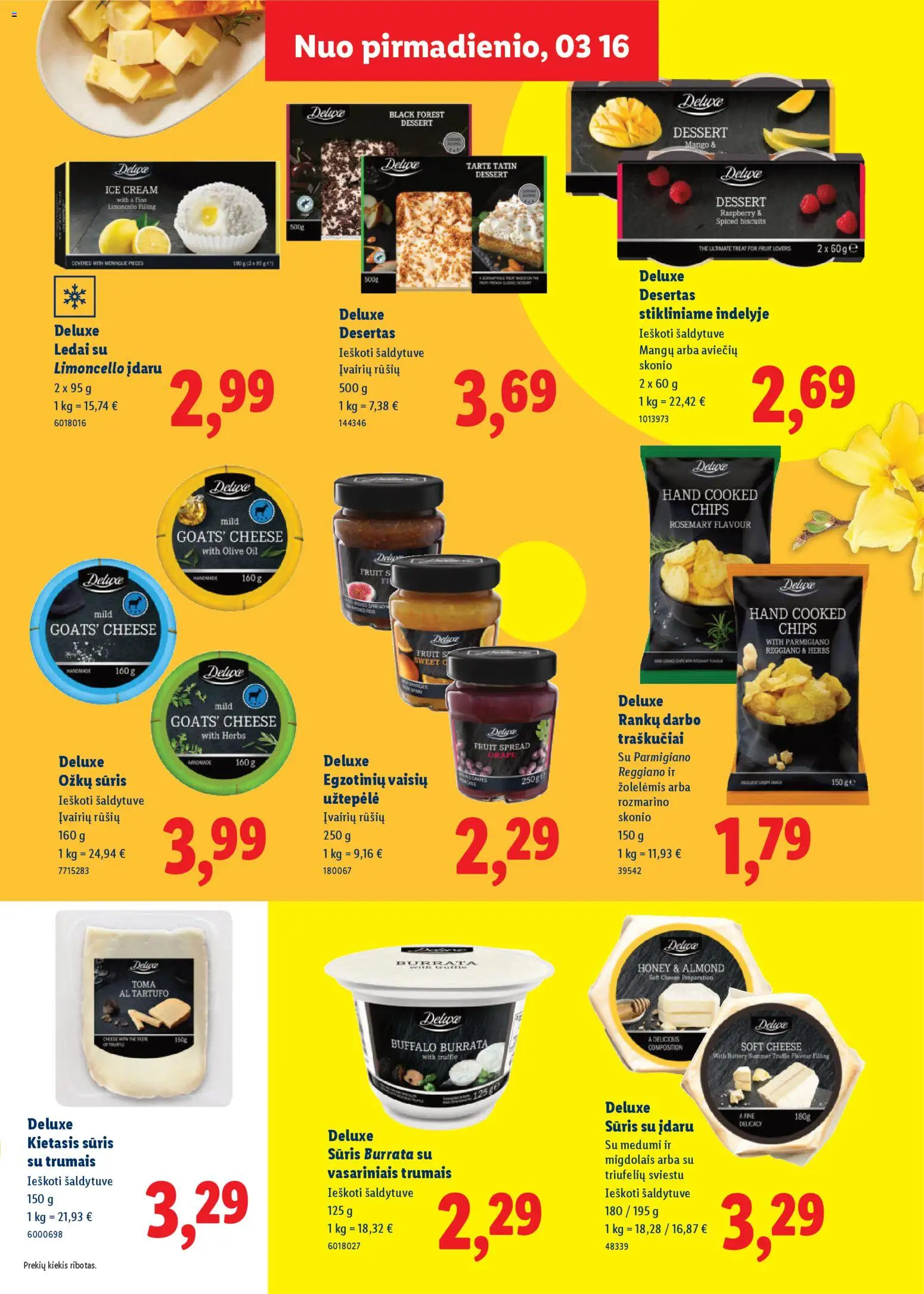 LIDL akcijos nuo 01.03.2026 | Puslapis: 13 | Prekių: Sūris