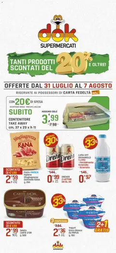 Anteprima del volantino Volantino DOK	 valido a partire dal 31.07.2025