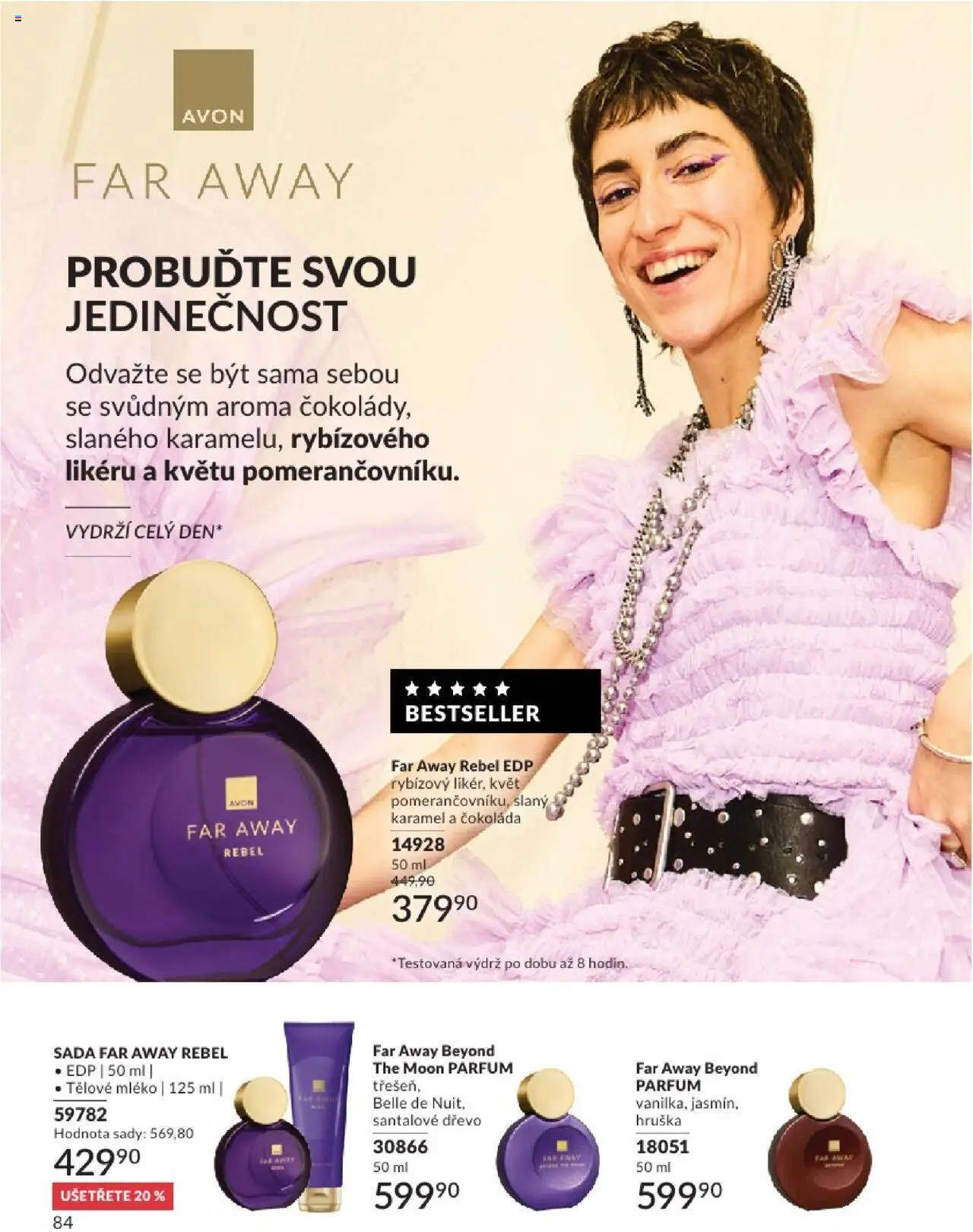 Avon katalog 8/2025 od 01.08.2025 | Strana: 84 | Produkty: Tělové mléko, Mléko, Čokoláda