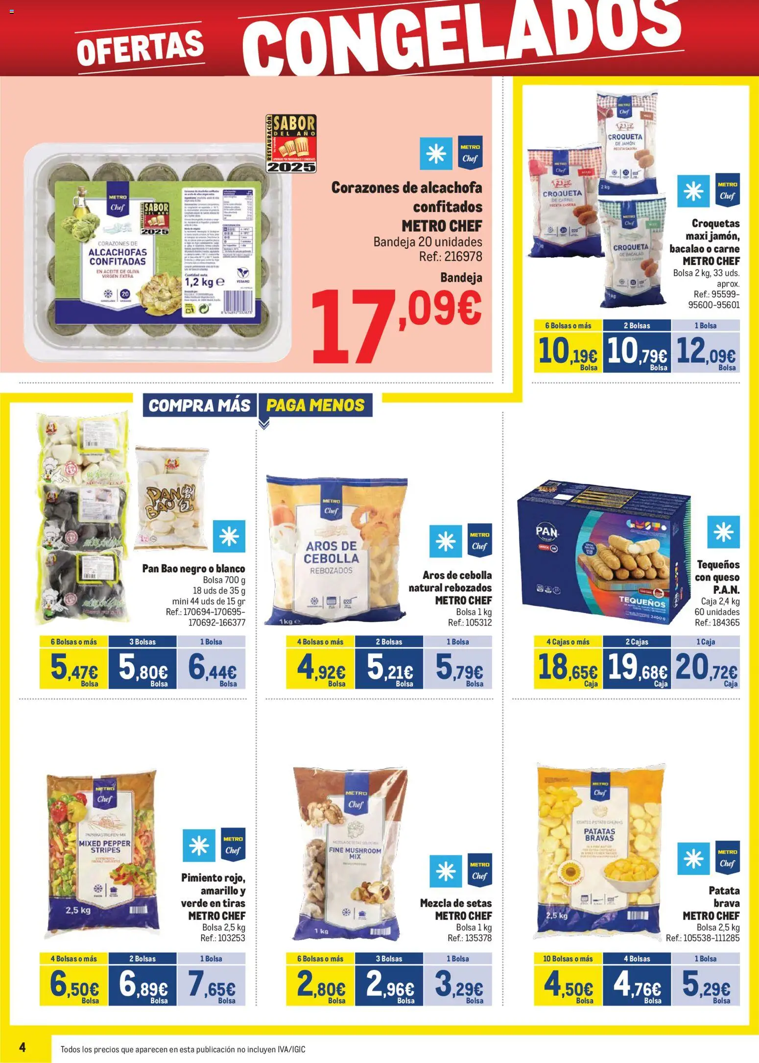 Makro - Precios Centro │ válido desde el 03.11.2025 | Página: 4 | Productos: Jamón, Κάδος απορρυμάτων, Aceite de oliva, Aceite de oliva virgen extra