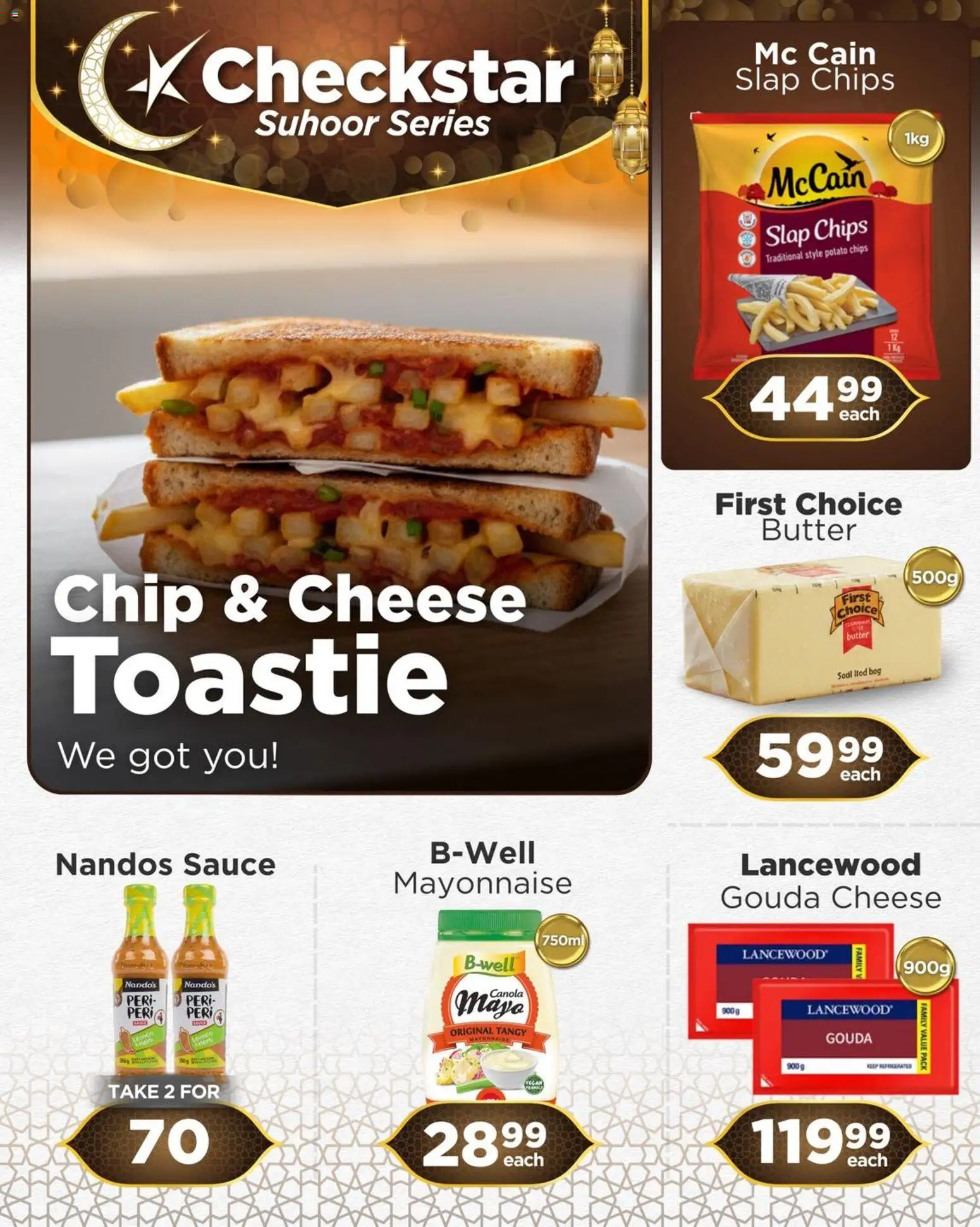 New Check Star catalogue – valid from 25.02.2026 | Page: 1 | Products: Butter, Cheese, Mayonnaise, Sauce