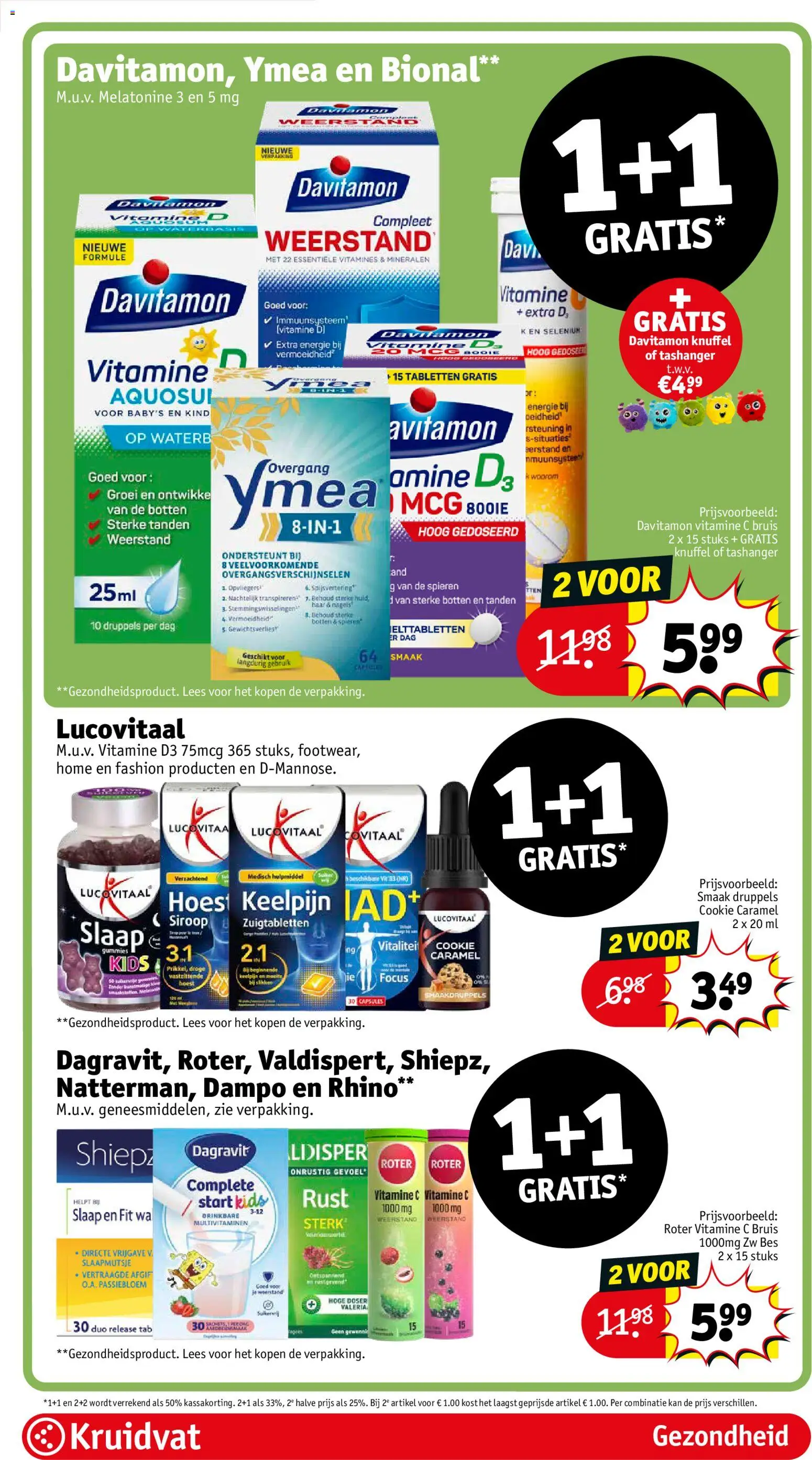 {H1} | Pagina: 42 | Producten: Kan, Vitamine D, Vitamine C, Zuigtabletten