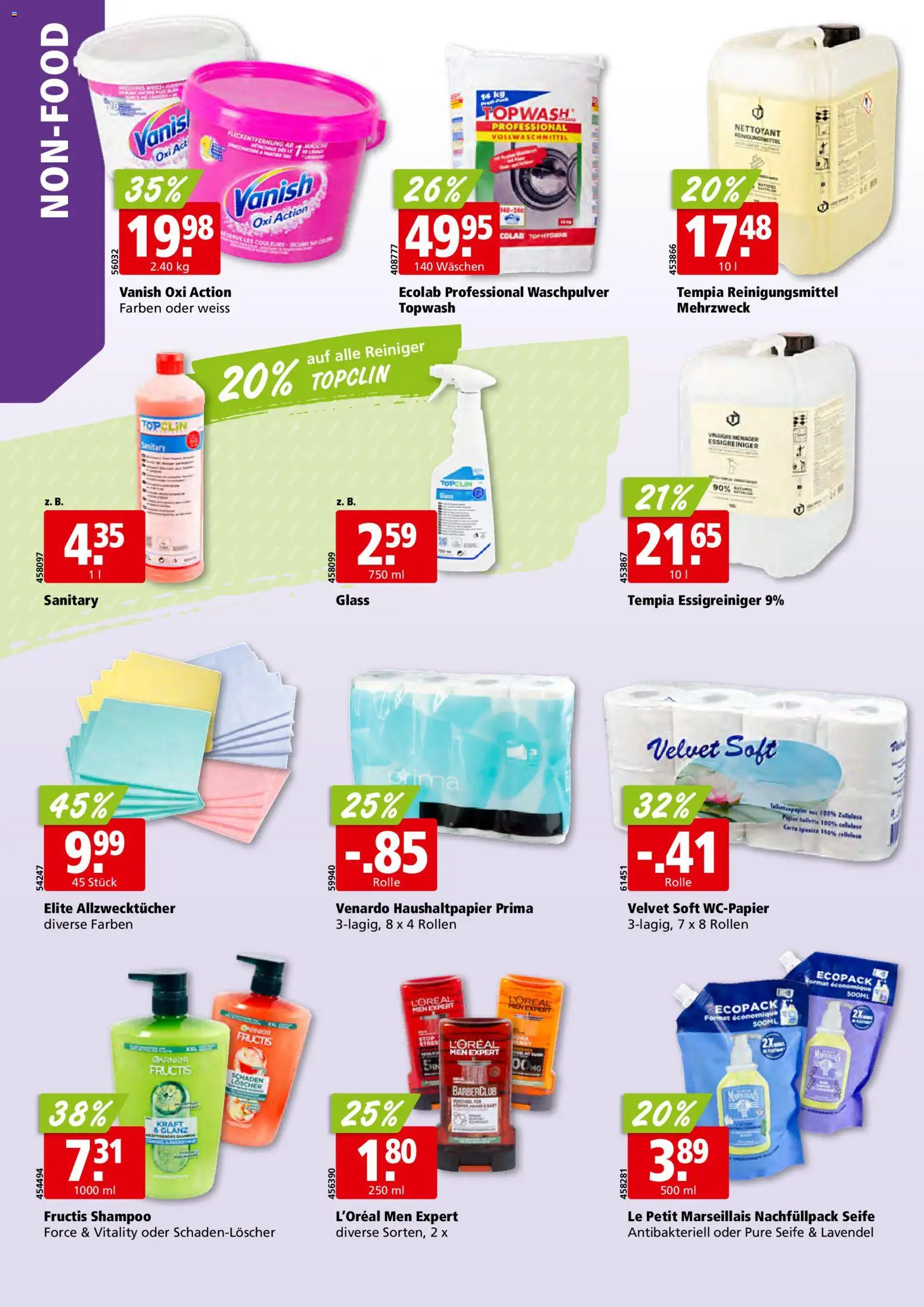 Aligro Aktionen – gültig ab 24.11.2025 | Seite: 38 | Produkte: Toilette, Shampoo, Seife, Waschpulver