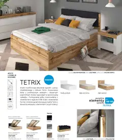 Pogląd oferty "Black Red White Gazetka - Katalog rodzinnych wnętrz" - ważna od 24.05.2024 | Strona: 100 | Produkty: Łóżko, Komoda, Półka, Szafka nocna