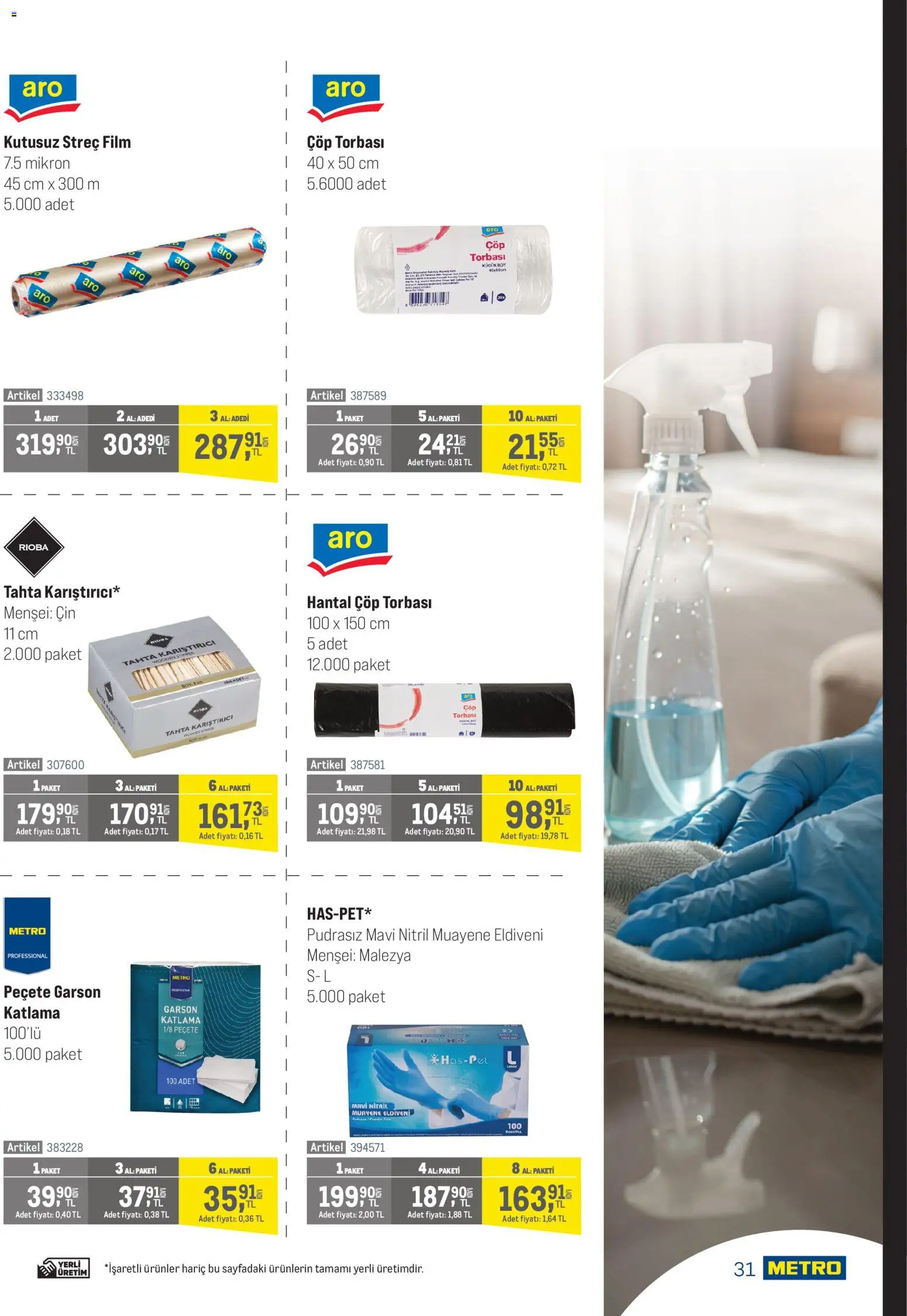 Metro - Şehir Otelleri - 01.04.2026 tarihinden itibaren geçerlidir | Sayfa: 31