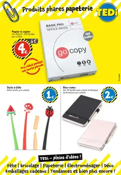 TEDi - Prévisualisation de TEDi - TEDi: Découvrez les nouvelles offres valide à partir de 19.12.2025 | Page: 2 | Produits: Crayon, Stylo