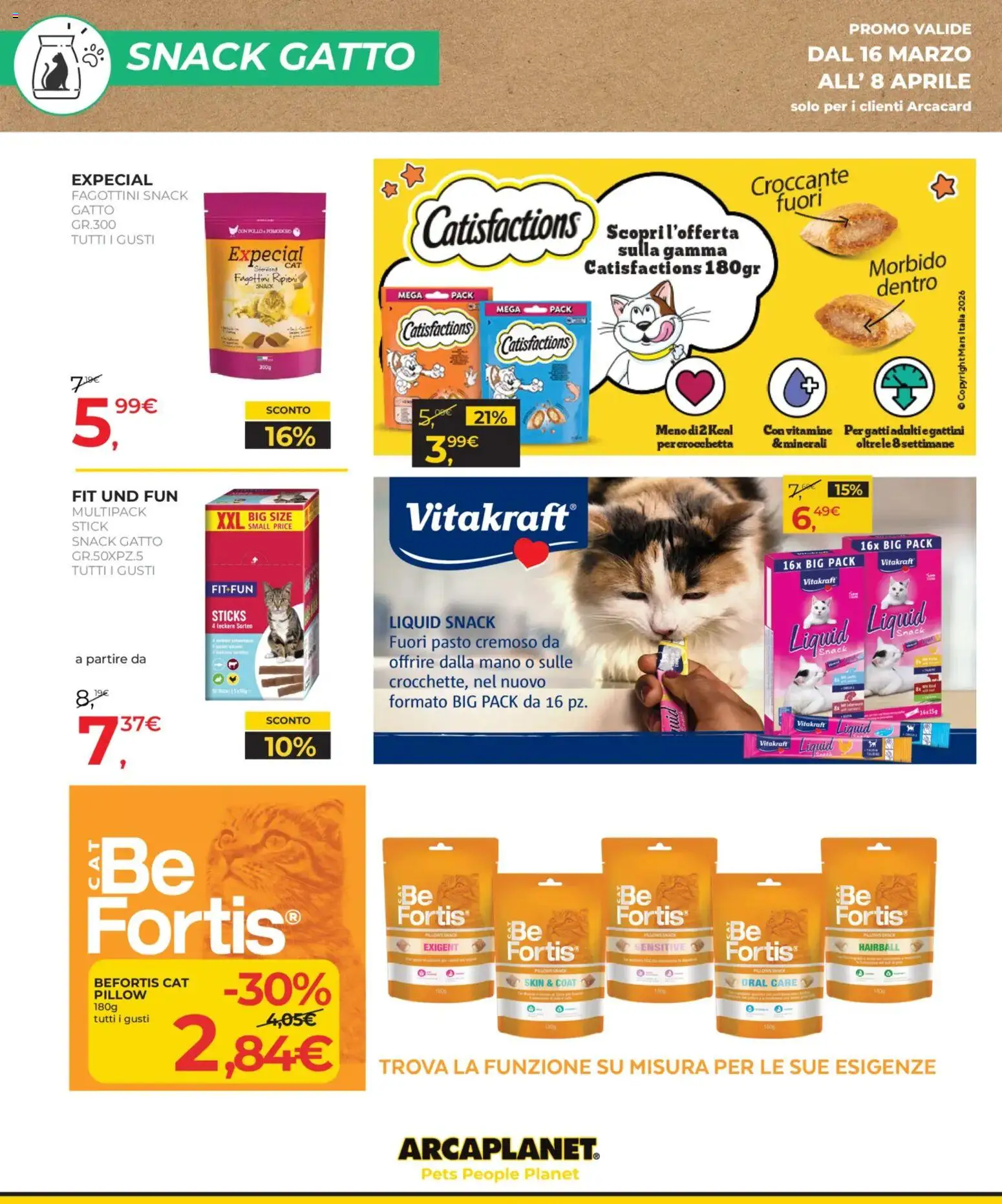 Volantino Arcaplanet del 16.03.2026 | Pagina: 6 | Prodotti: Pollo